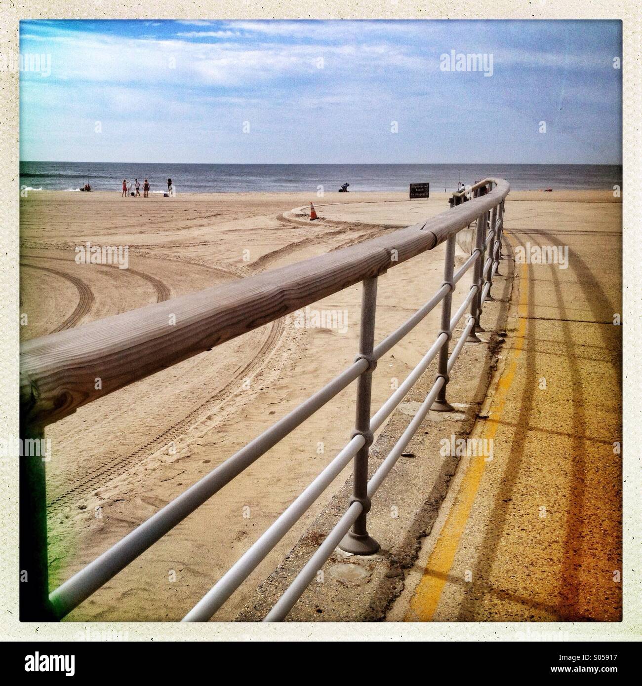 Apertura della stagione al Rockaway Beach in NYC Foto Stock