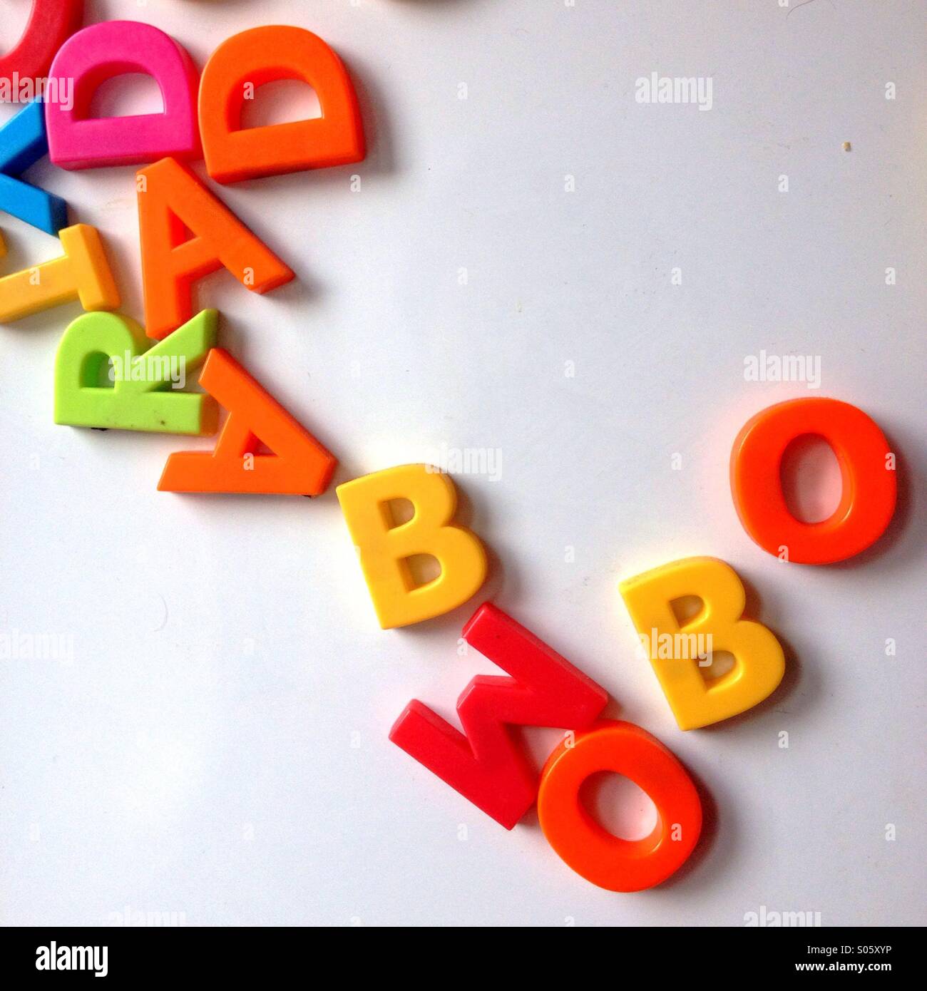 Alfabeto - Immagine stock catturata con smartphone