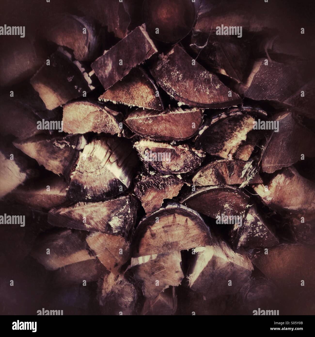 Taglio del legno - Immagine stock catturata con smartphone