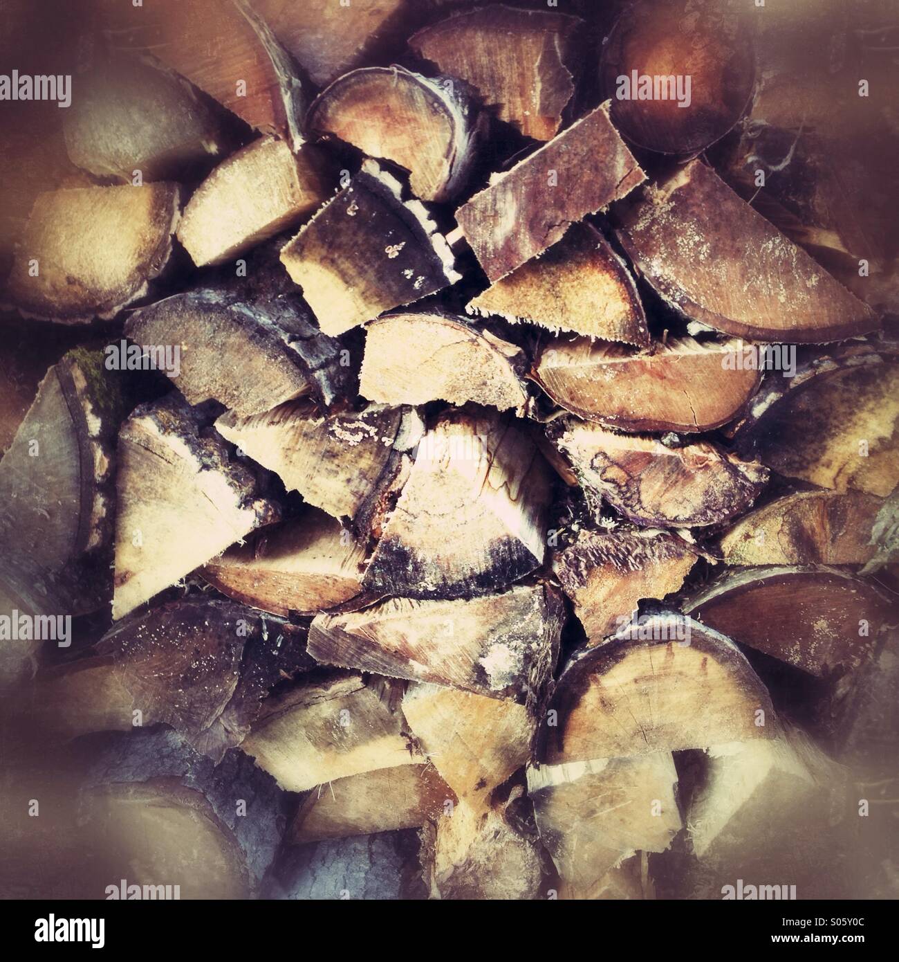 Taglio del legno - Immagine stock catturata con smartphone