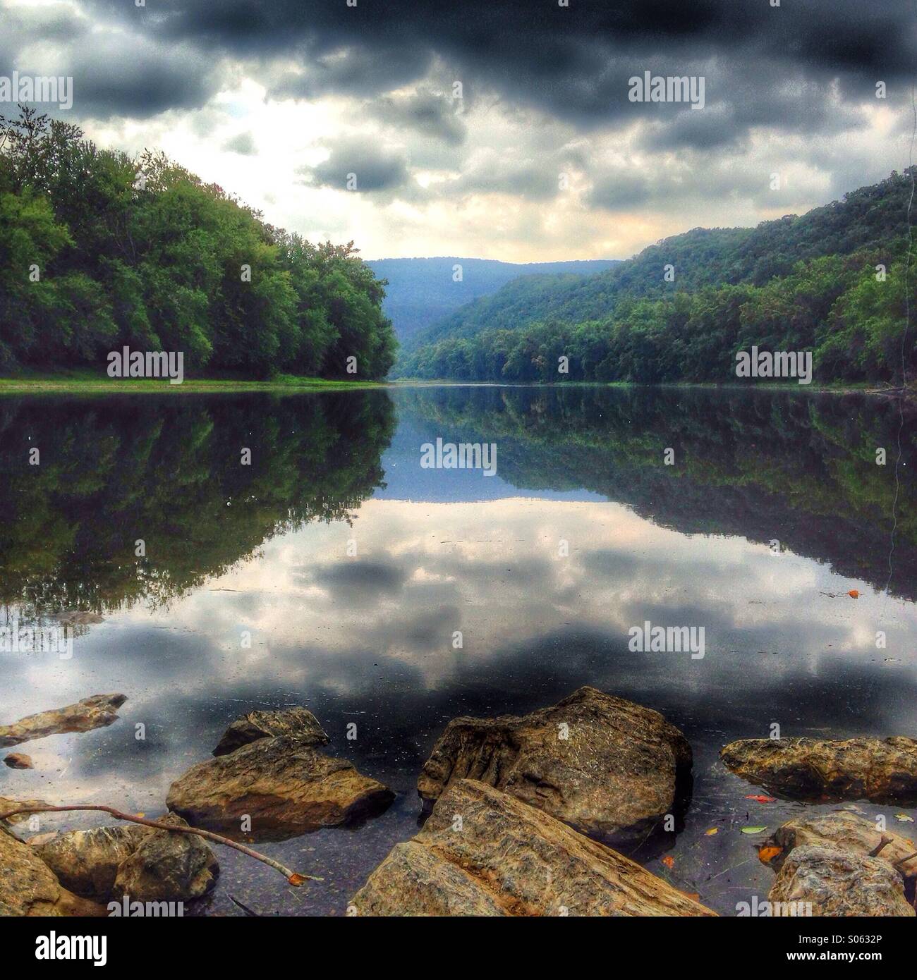 Fiume di Potomac Foto Stock