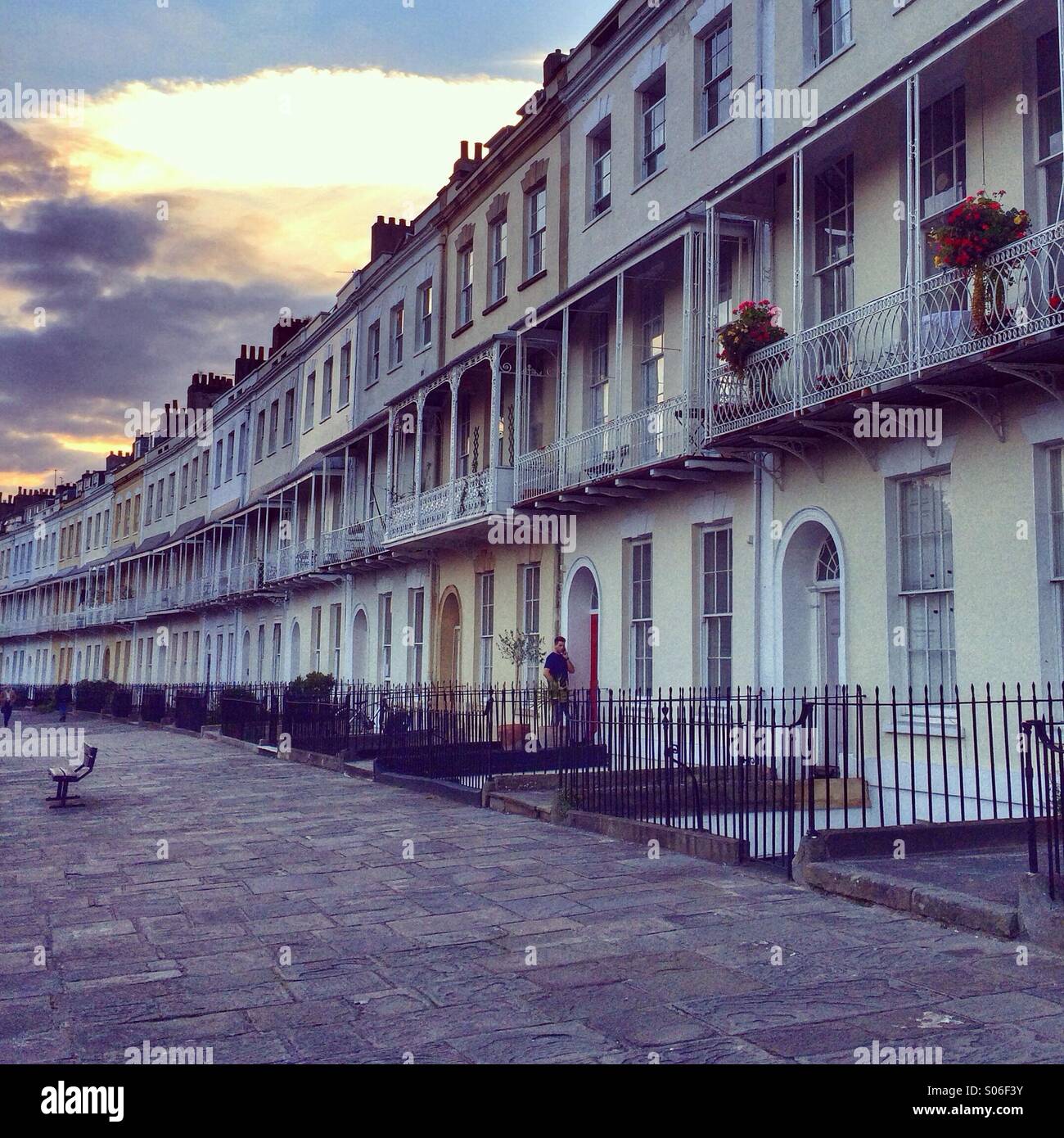Royal York Crescent, Bristol Foto Stock