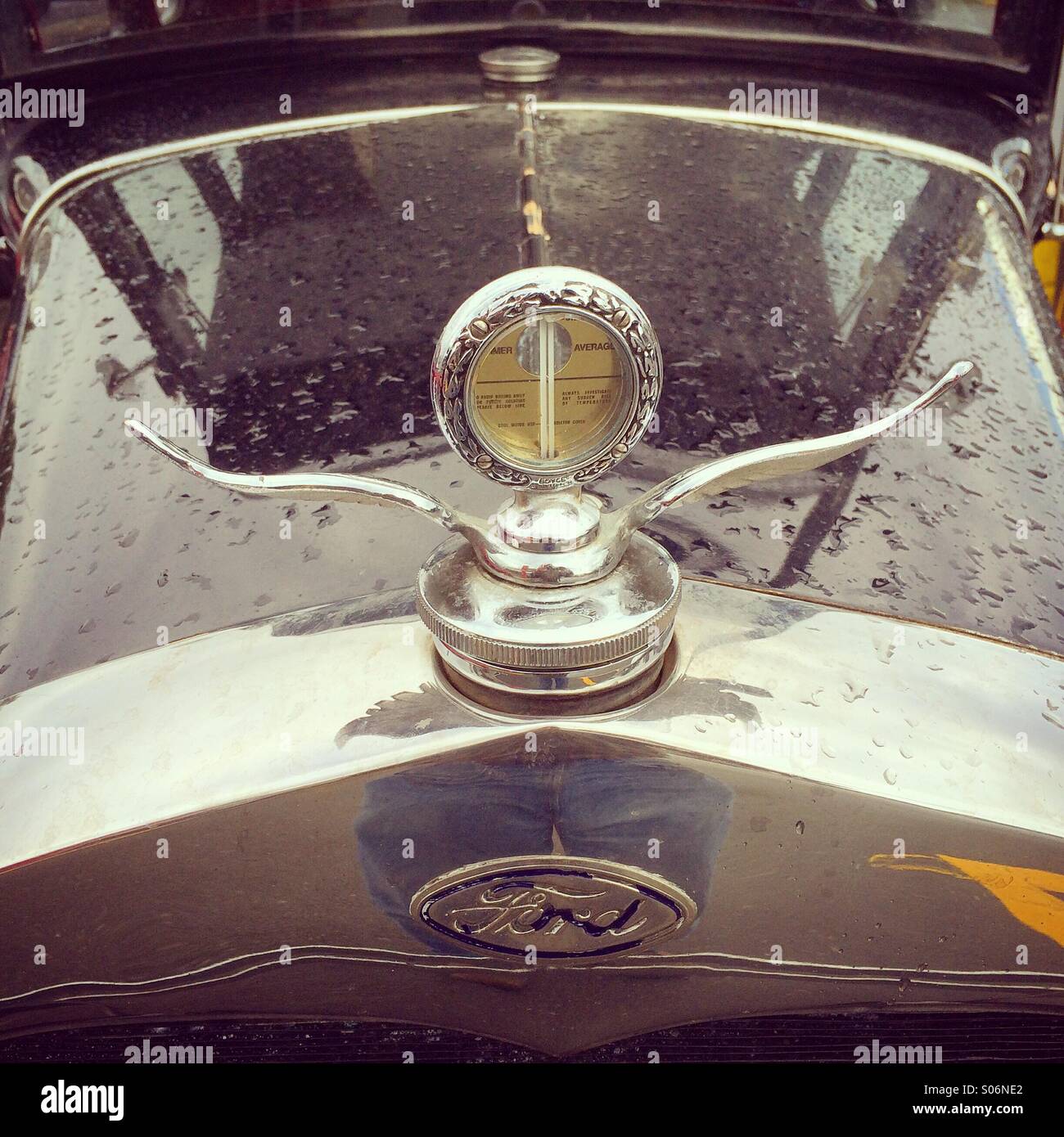 Antique Ford, restaurato, Campbell River, BC, Canada Foto Stock