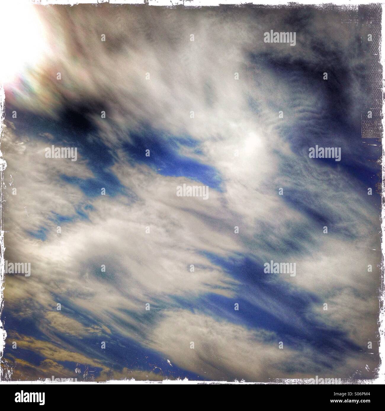 Cieli blu. Foto Stock