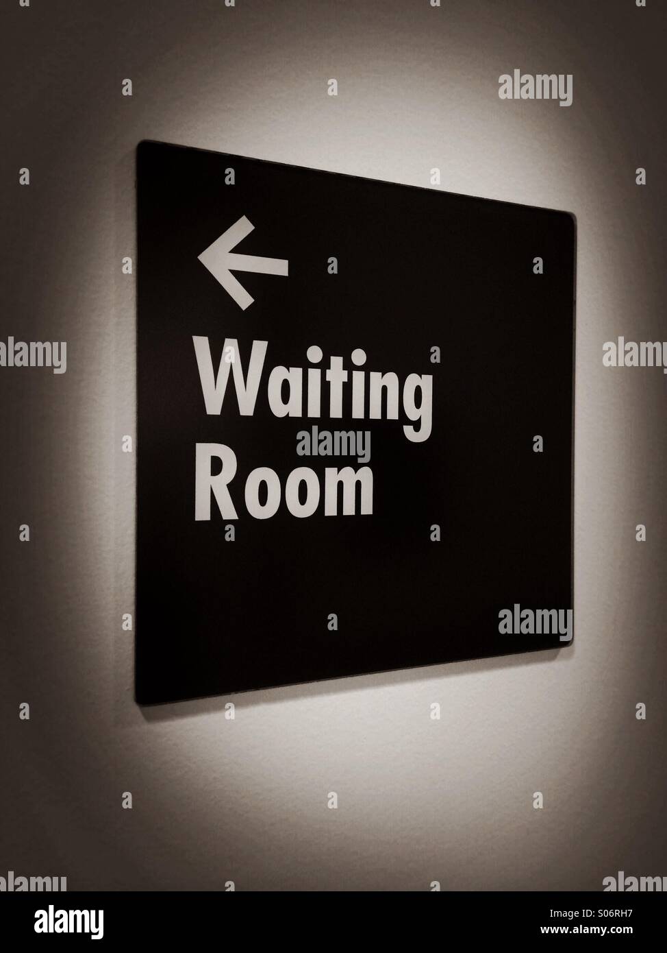 Sala d'attesa - Immagine stock catturata con smartphone