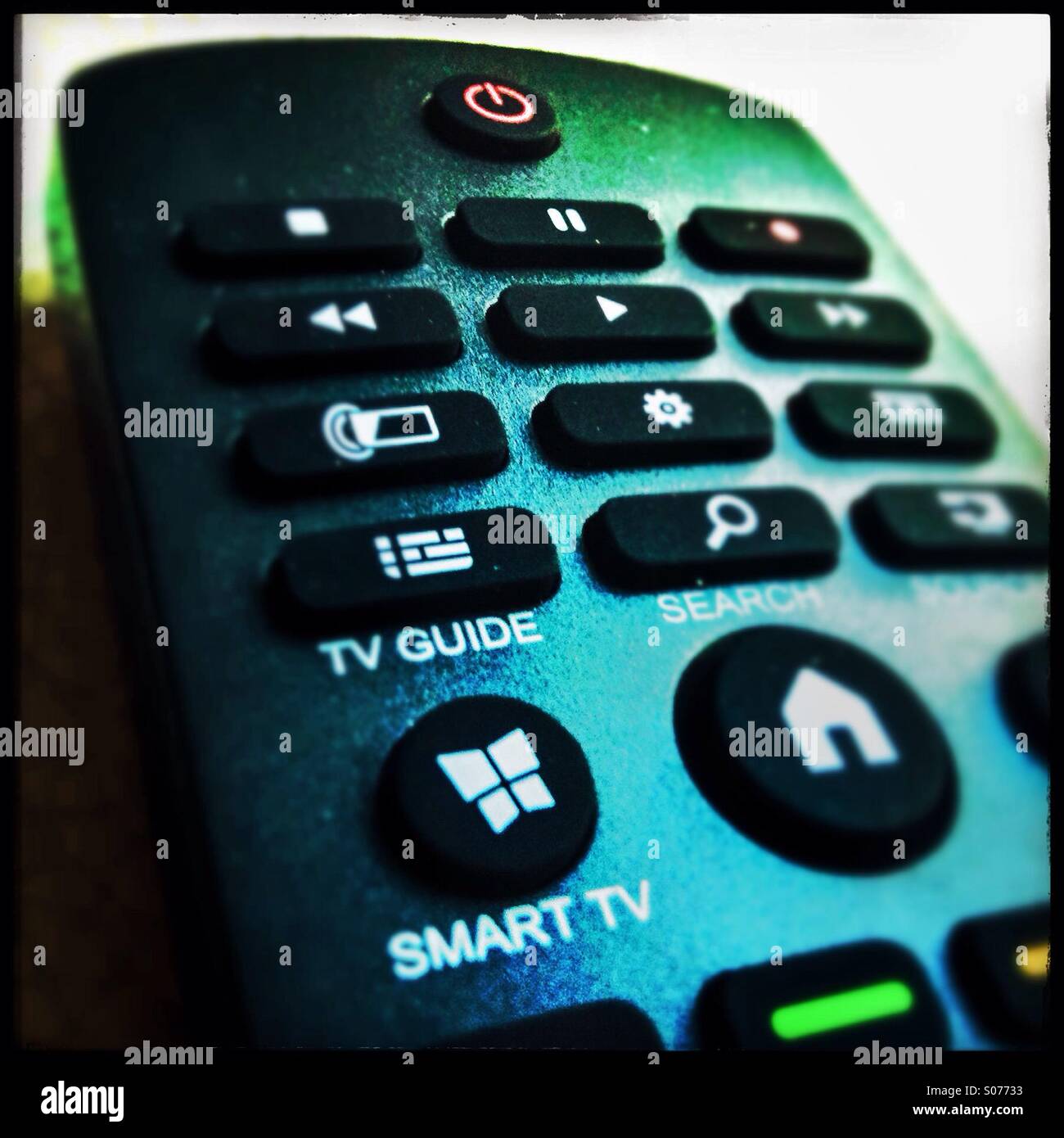 TV remote control Foto Stock