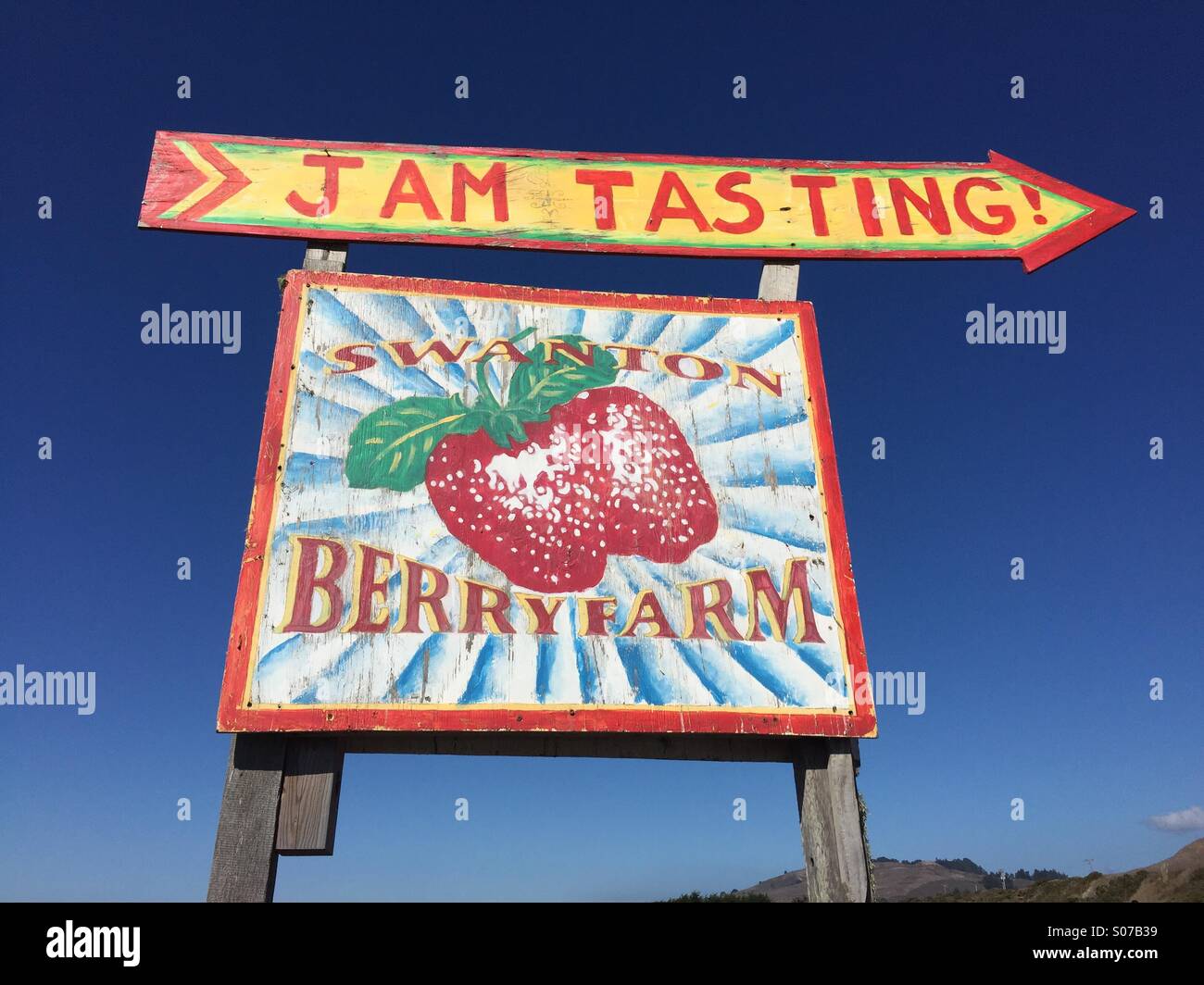Berry Farm, California - Immagine stock catturata con smartphone