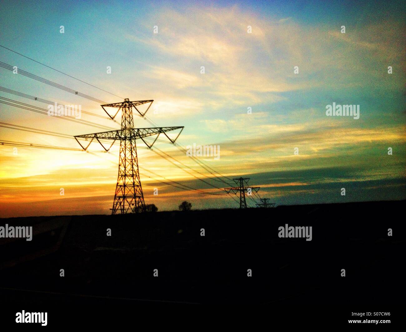 Pilone dell'#4 - Immagine stock catturata con smartphone
