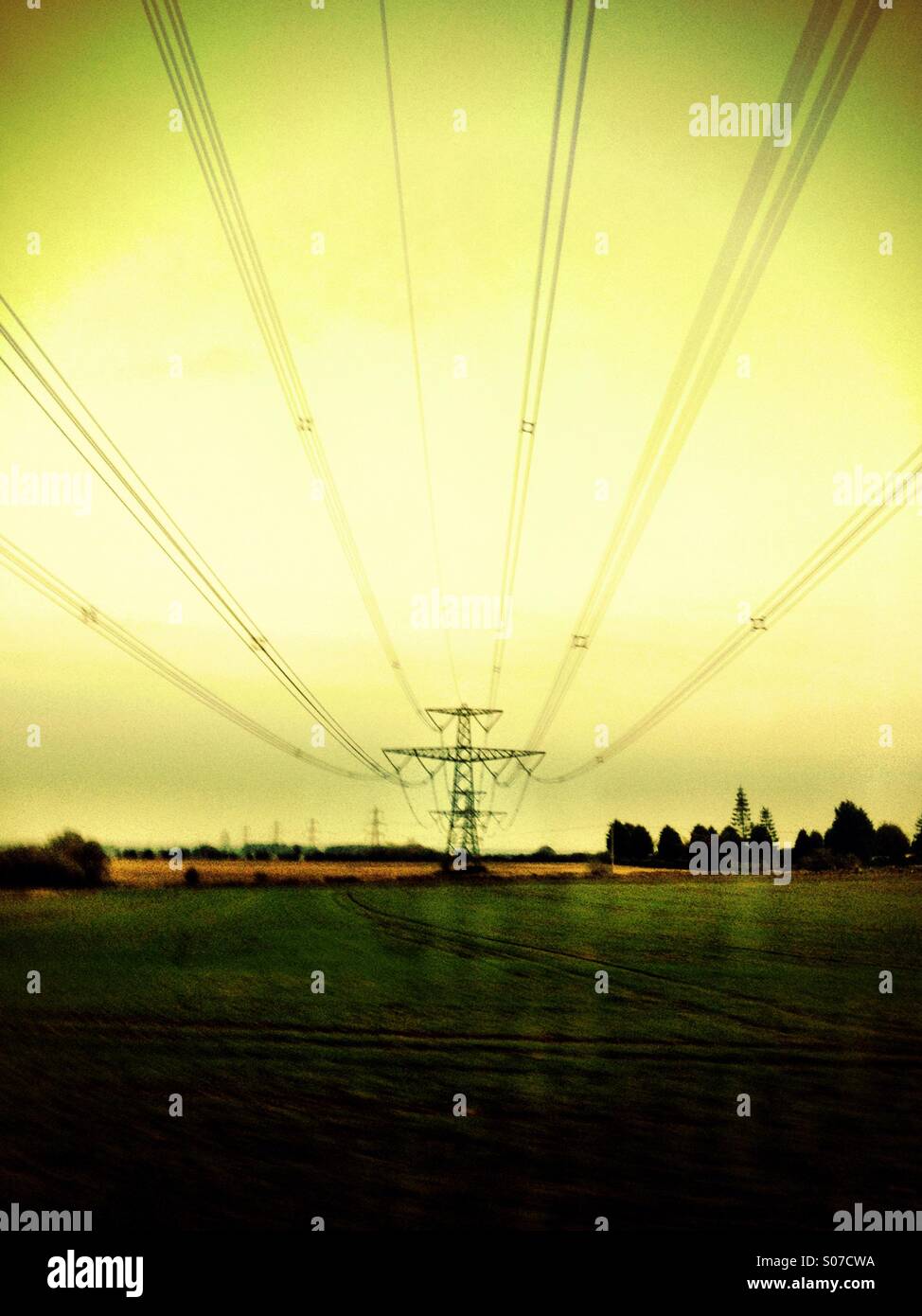 Pilone dell'#5 Foto Stock