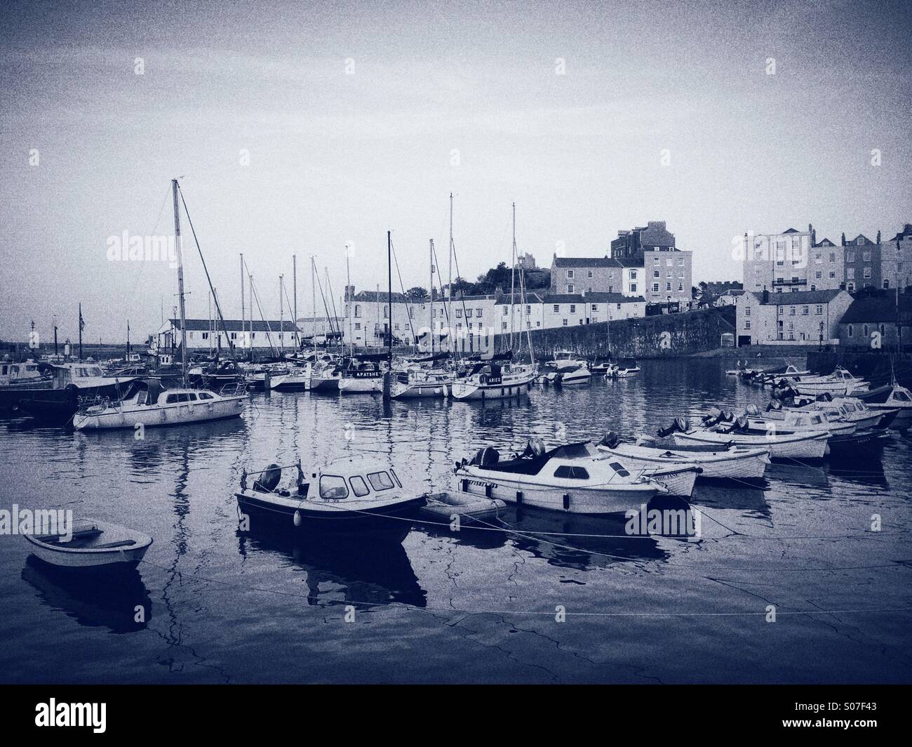 Tenby harbour Pembrokeshire Foto Stock