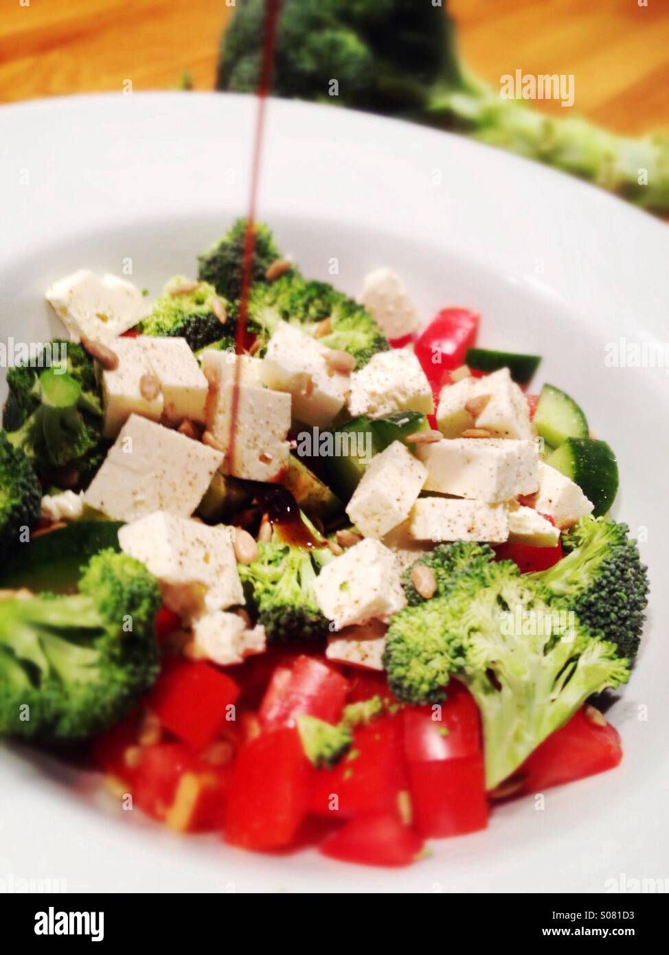 Insalata di feta Foto Stock