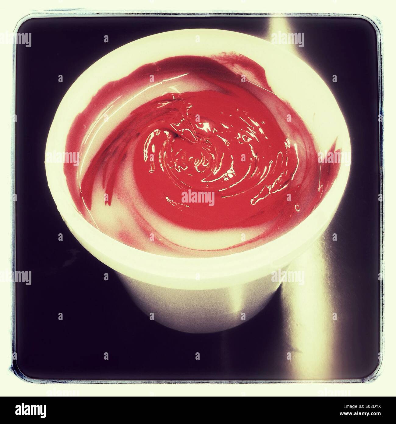 Pentola di inchiostro per serigrafia Foto Stock