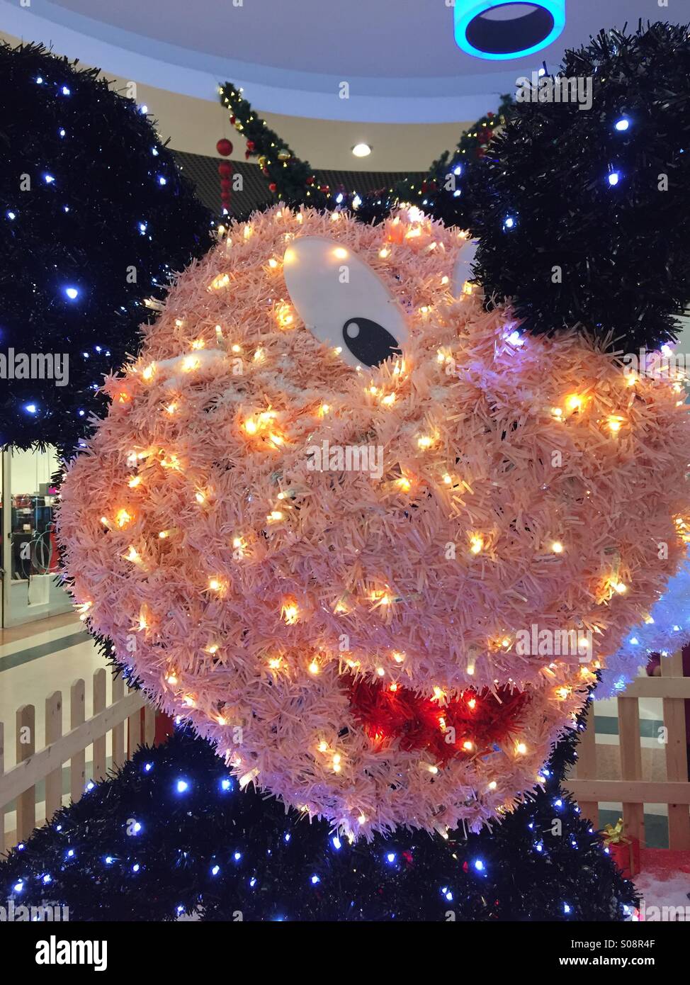 Mickey Mouse, tempo di Natale - Immagine stock catturata con smartphone