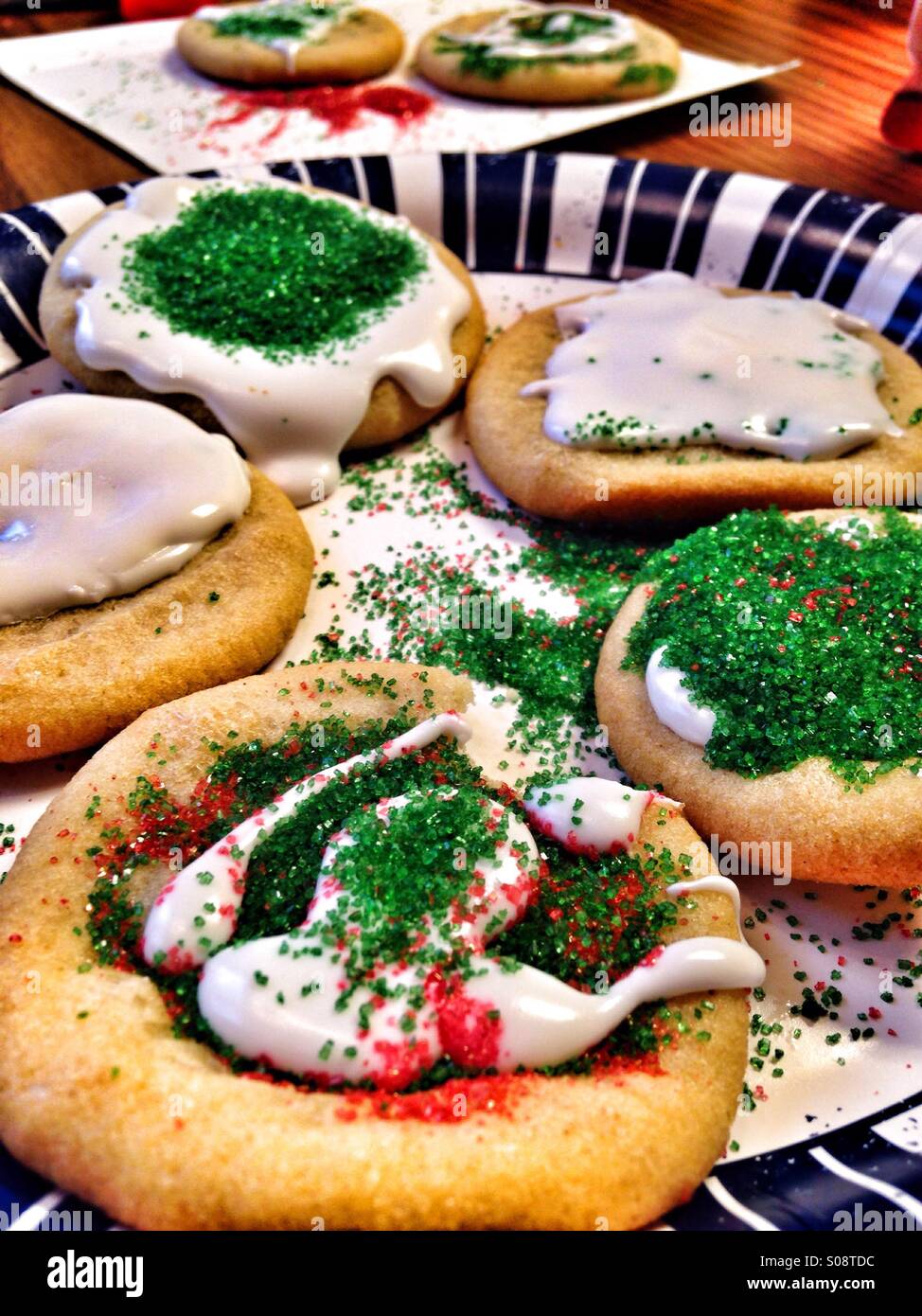 Il cookie di creazioni di un bambino. Foto Stock