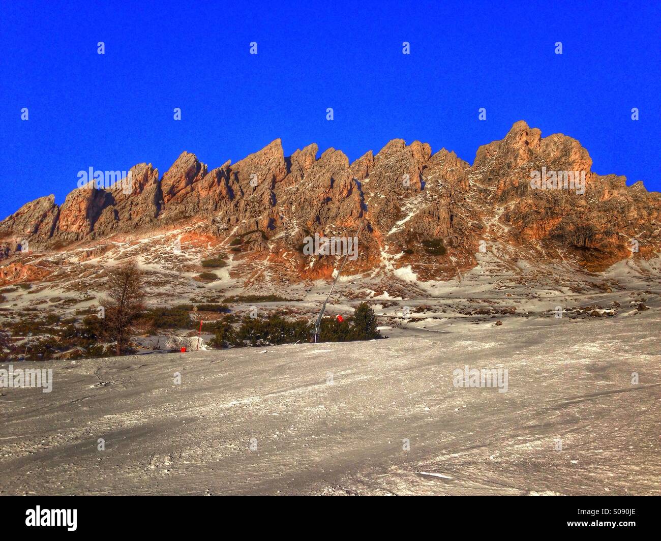 Dolomiti ski resort Foto Stock