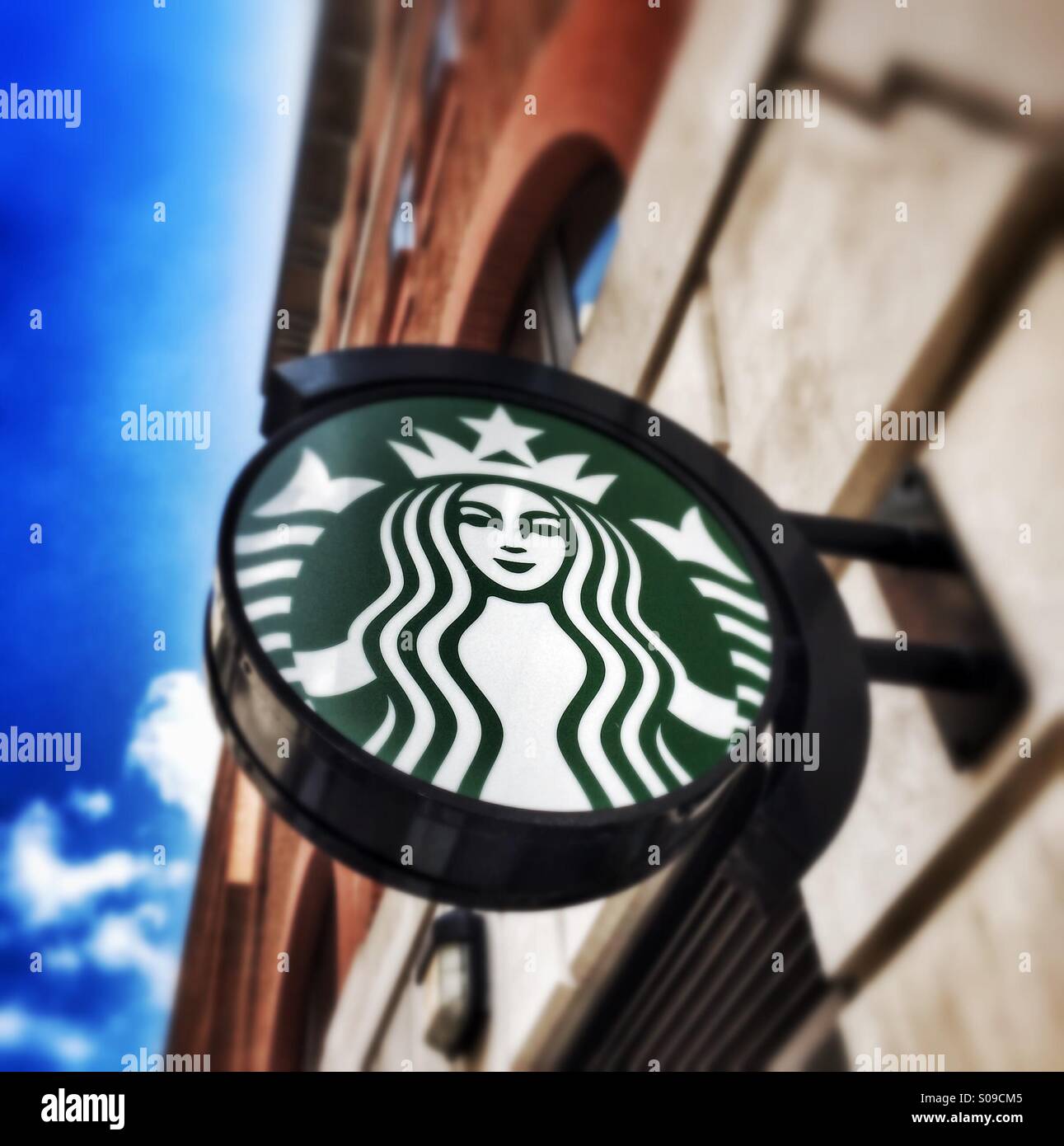 Starbucks Coffee shop logo Foto Stock