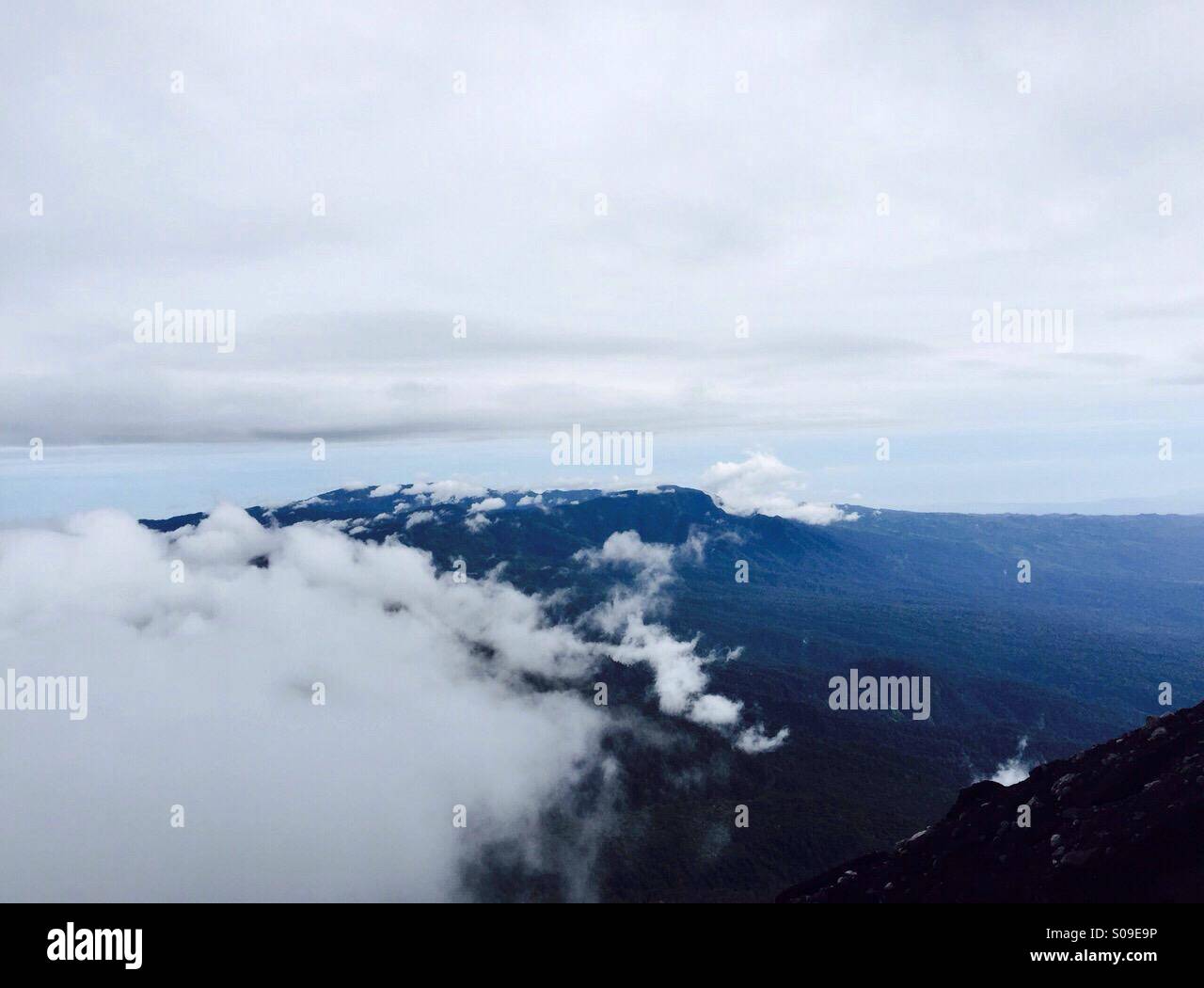 Mahameru Mt., Indonesia Foto Stock