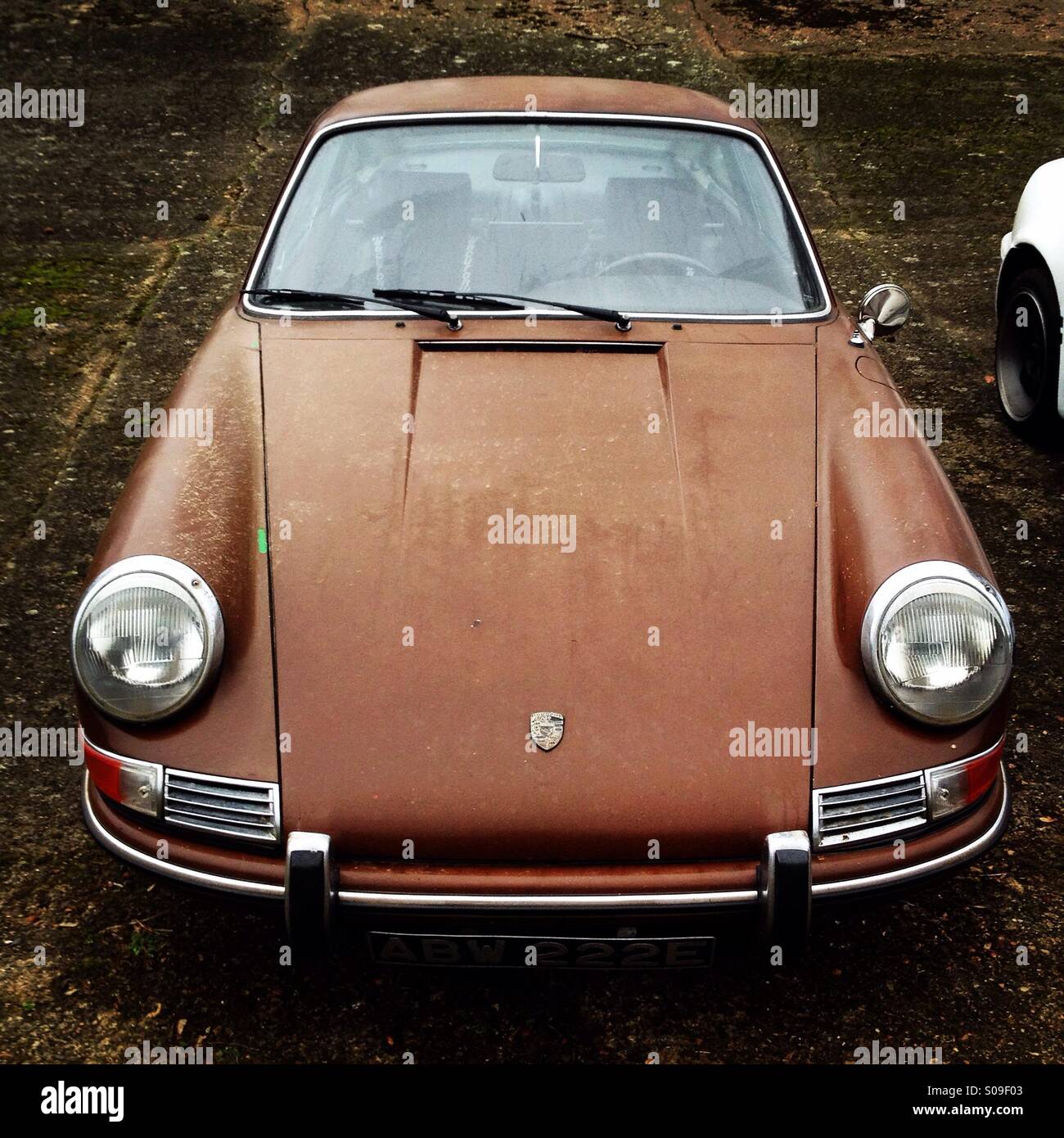 Asta di ratto Porsche - Immagine stock catturata con smartphone