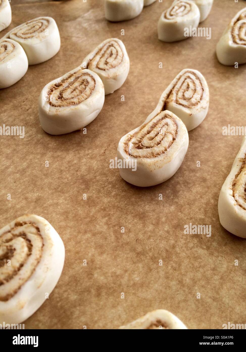Turbinii di cannella - Immagine stock catturata con smartphone