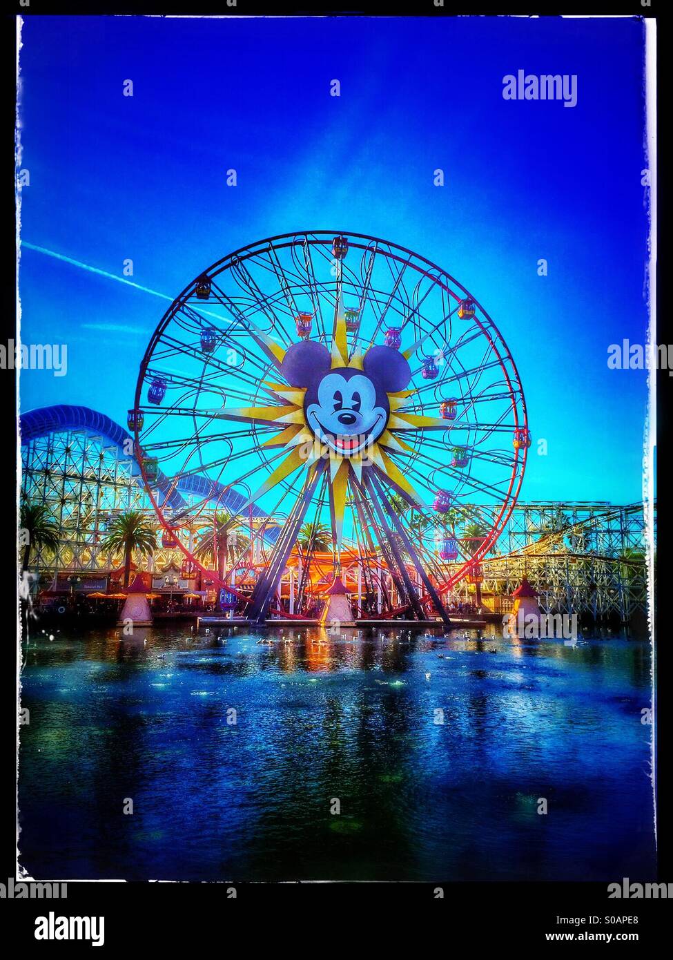 Disneyland - Immagine stock catturata con smartphone