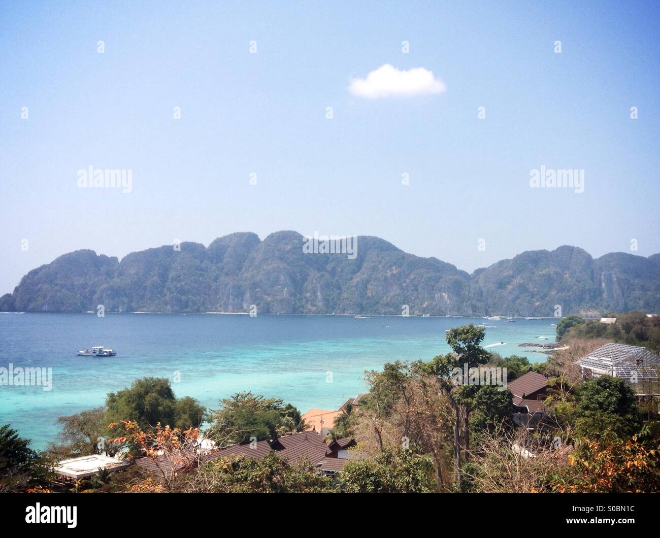 Ko Phi Phi Island Beach, Thailandia Foto Stock