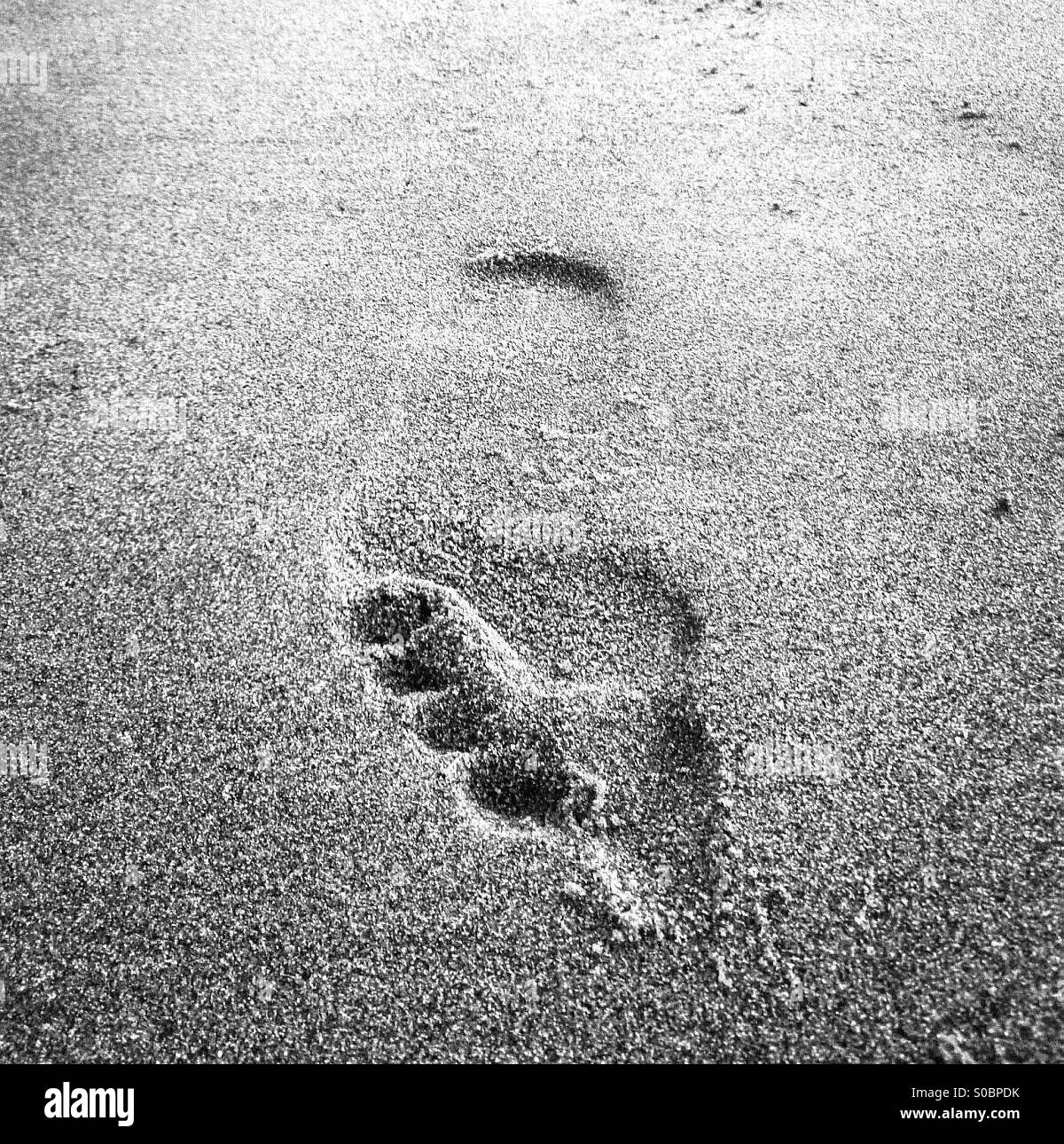 Ingombro con la sabbia in spiaggia Foto Stock