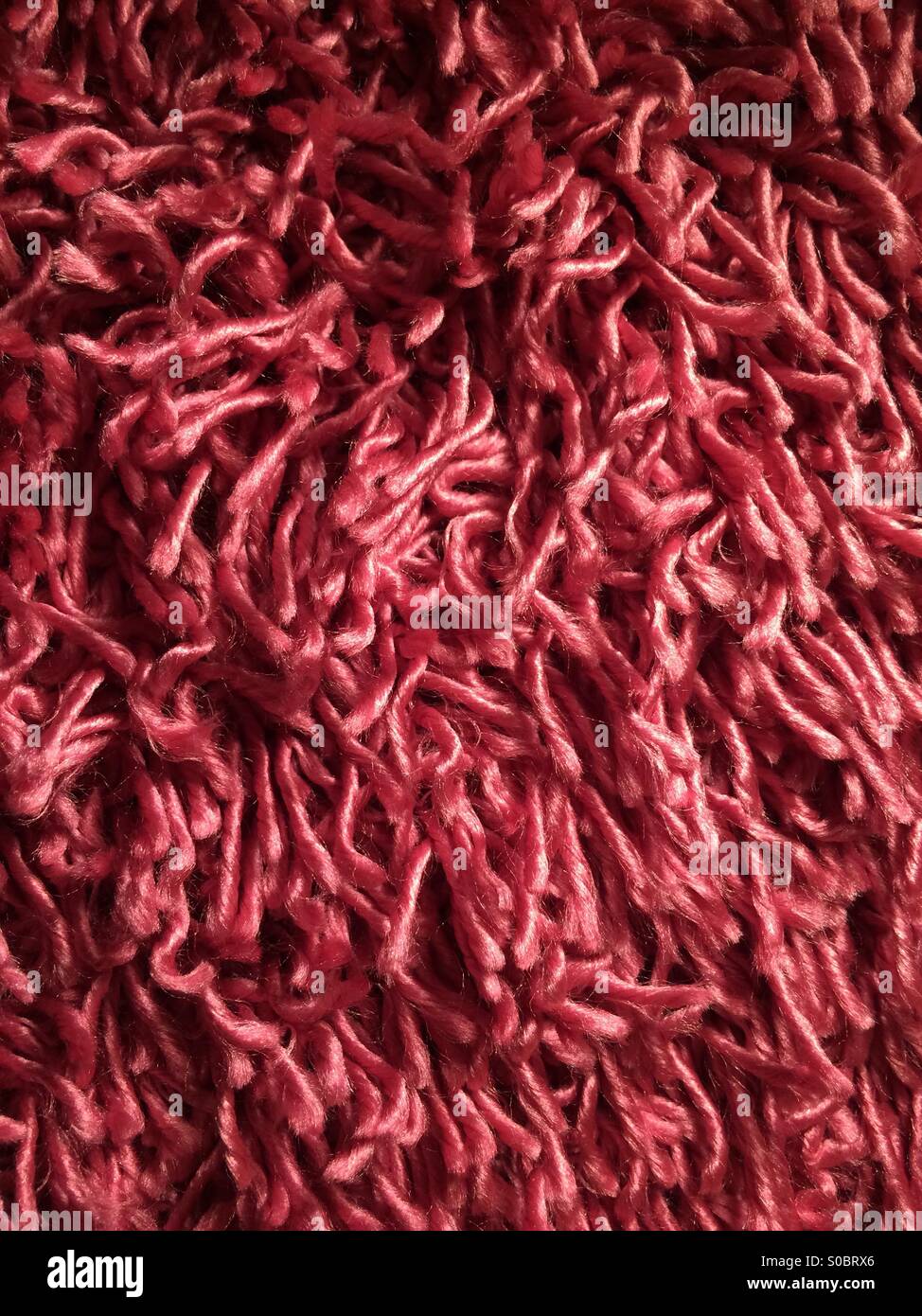 Pink Carpet in parete kidsroom. Foto Stock