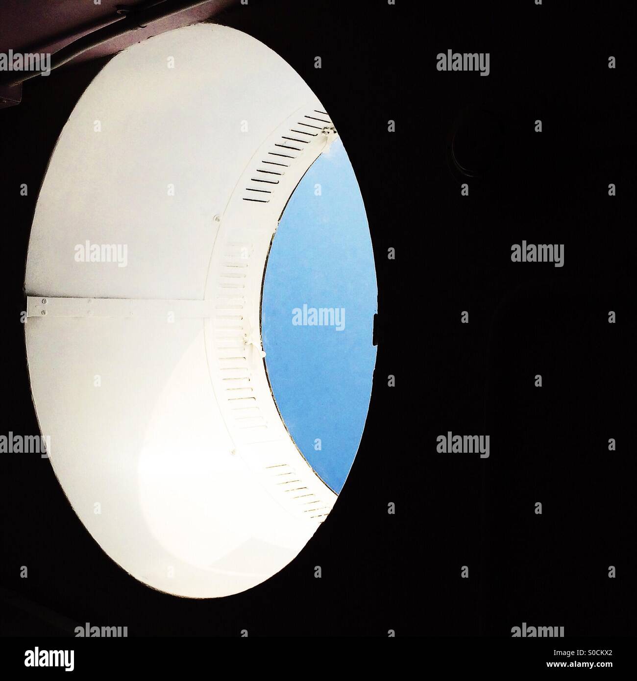 Abstract lucernario ellittico Foto Stock