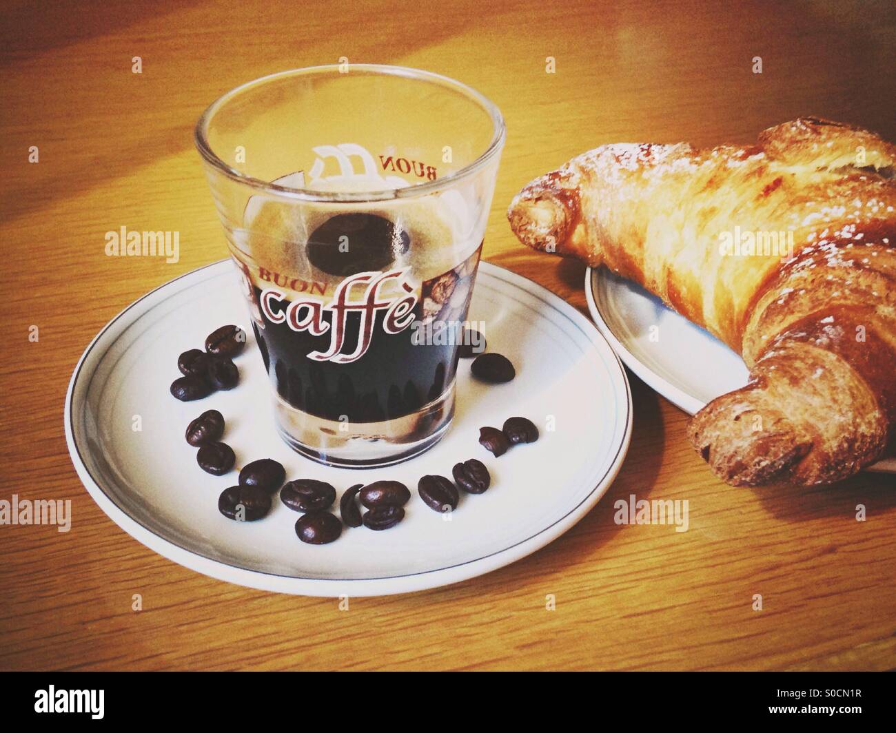 Buongiorno! - Immagine stock catturata con smartphone
