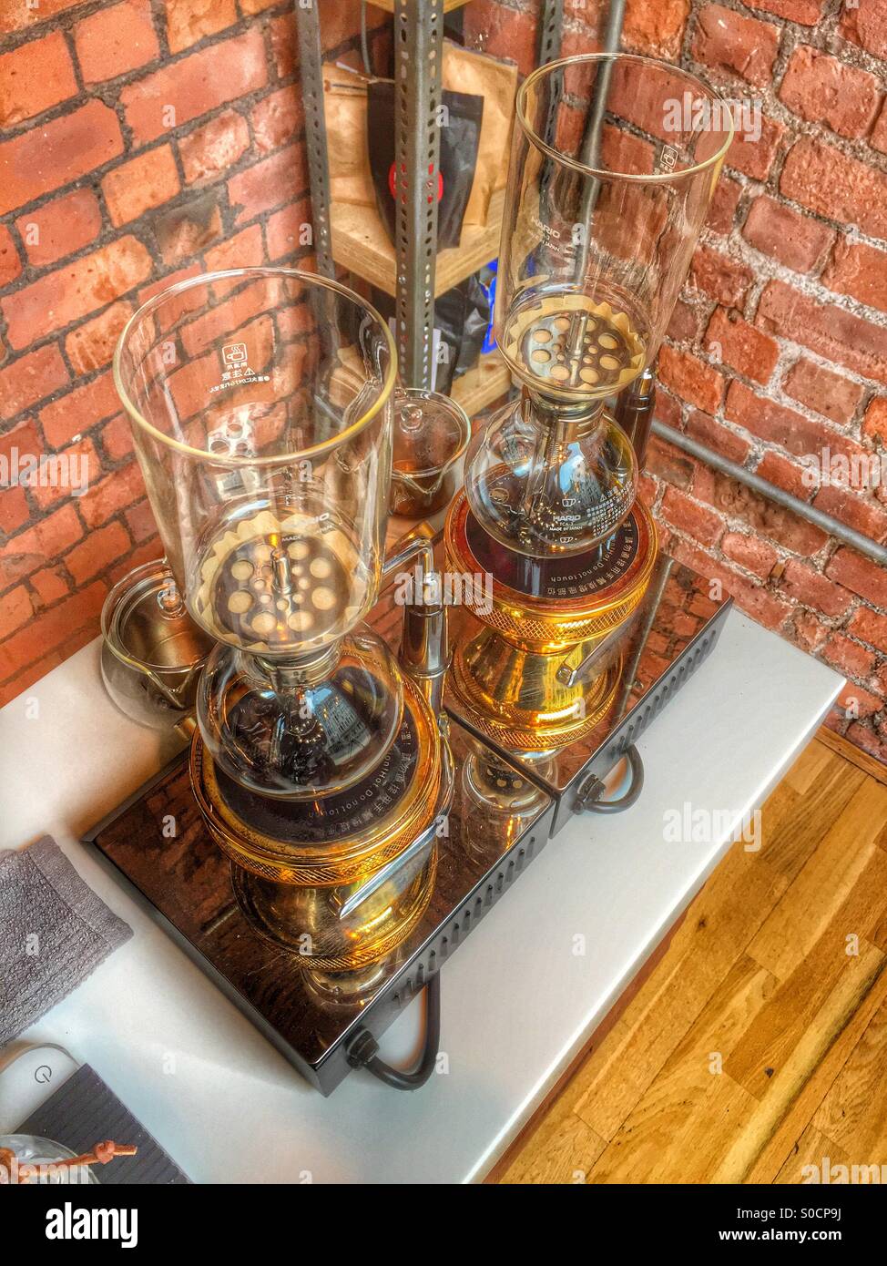 Caffettiera A Sifone In Vetro Stile Giapponese – Macchina Da Caffè Sifone Da 500 Ml, 1-3 Tazze, Con Fornello Ad Alcol, Vetro Borosilicato - 3