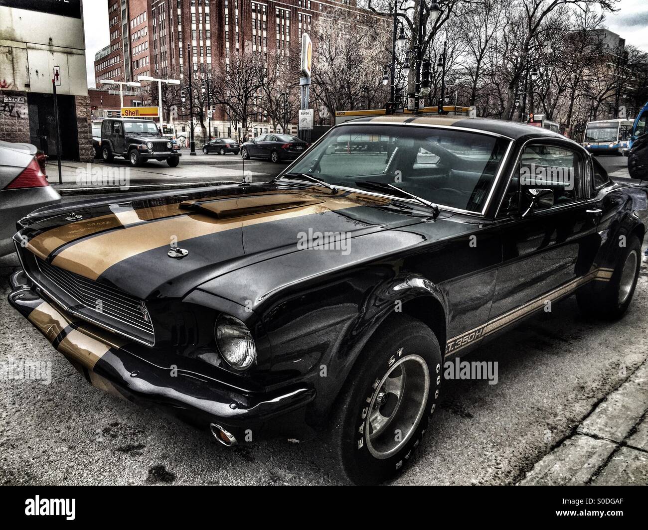 Shelby GT - Immagine stock catturata con smartphone