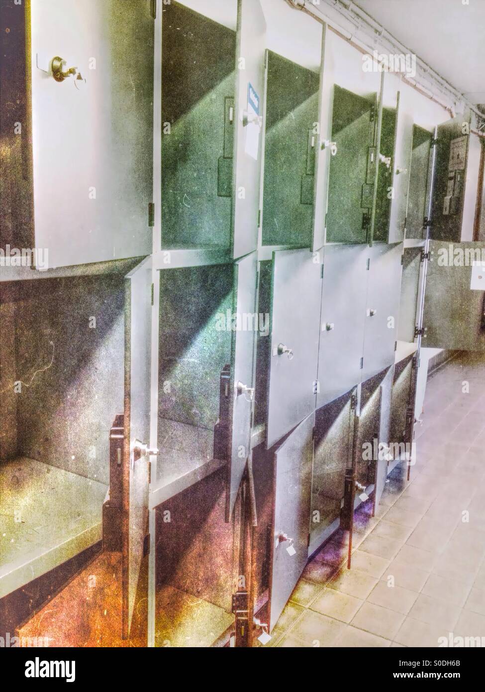 Locker room - Immagine stock catturata con smartphone