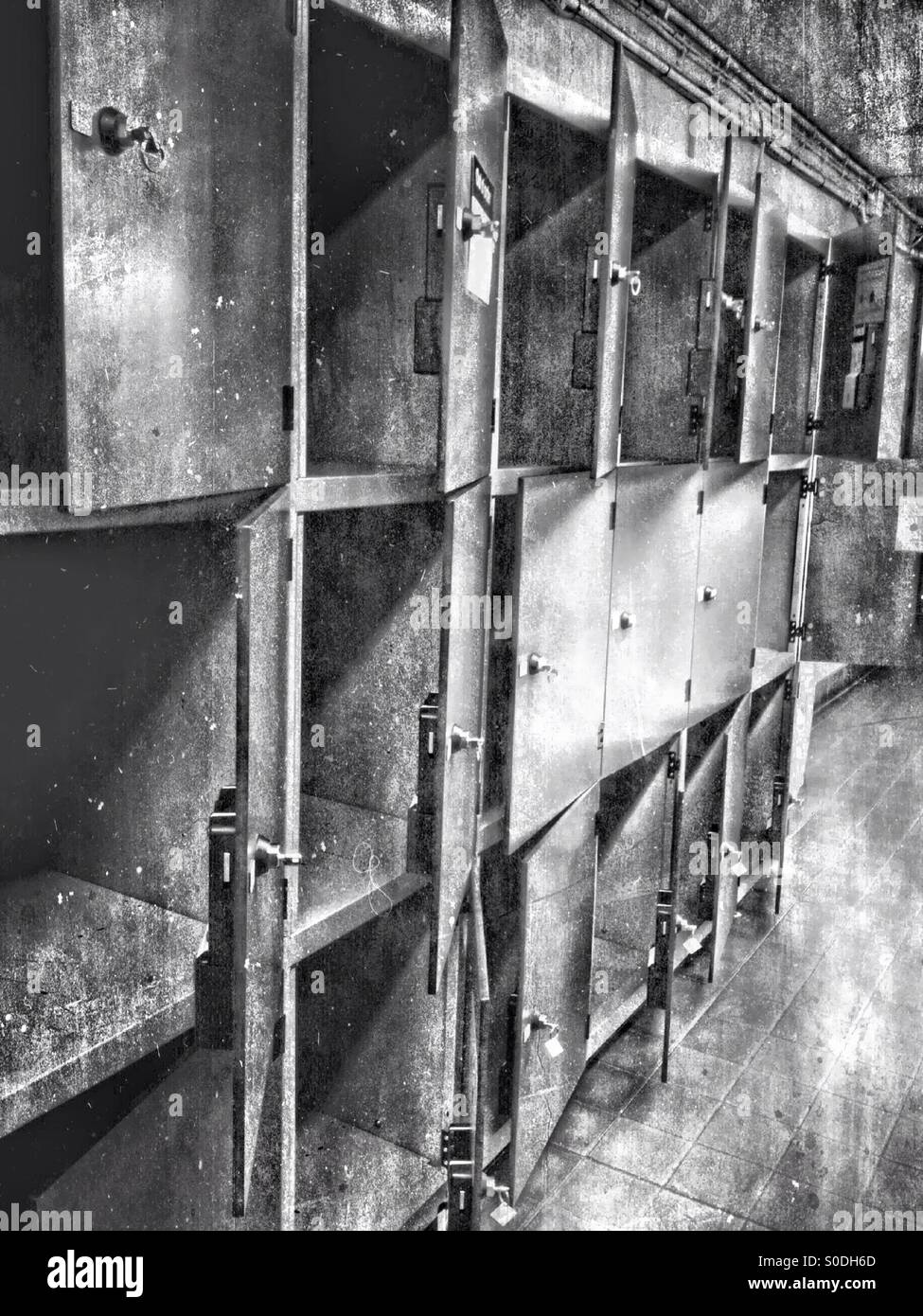 Locker room - Immagine stock catturata con smartphone