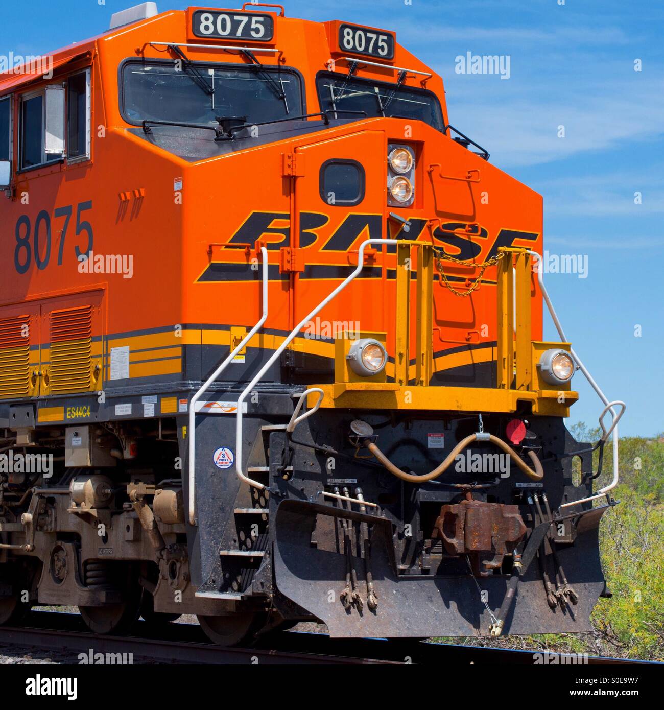 Treno in vista Foto Stock
