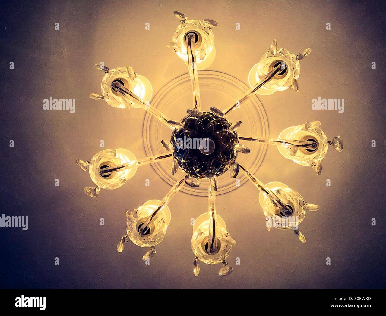 Lampada da soffitto Foto Stock