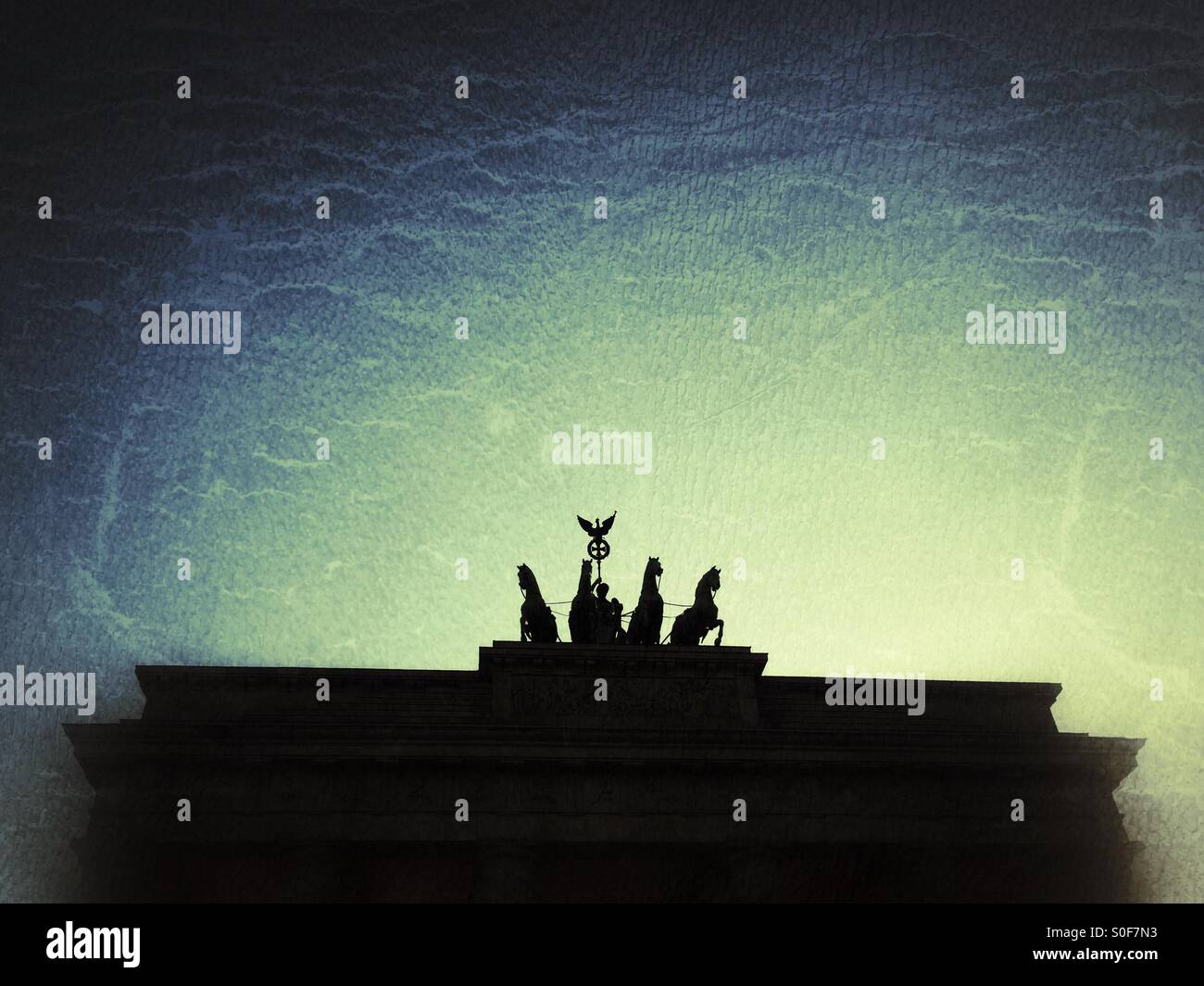 Berlin Brandenburg Gate - Immagine stock catturata con smartphone