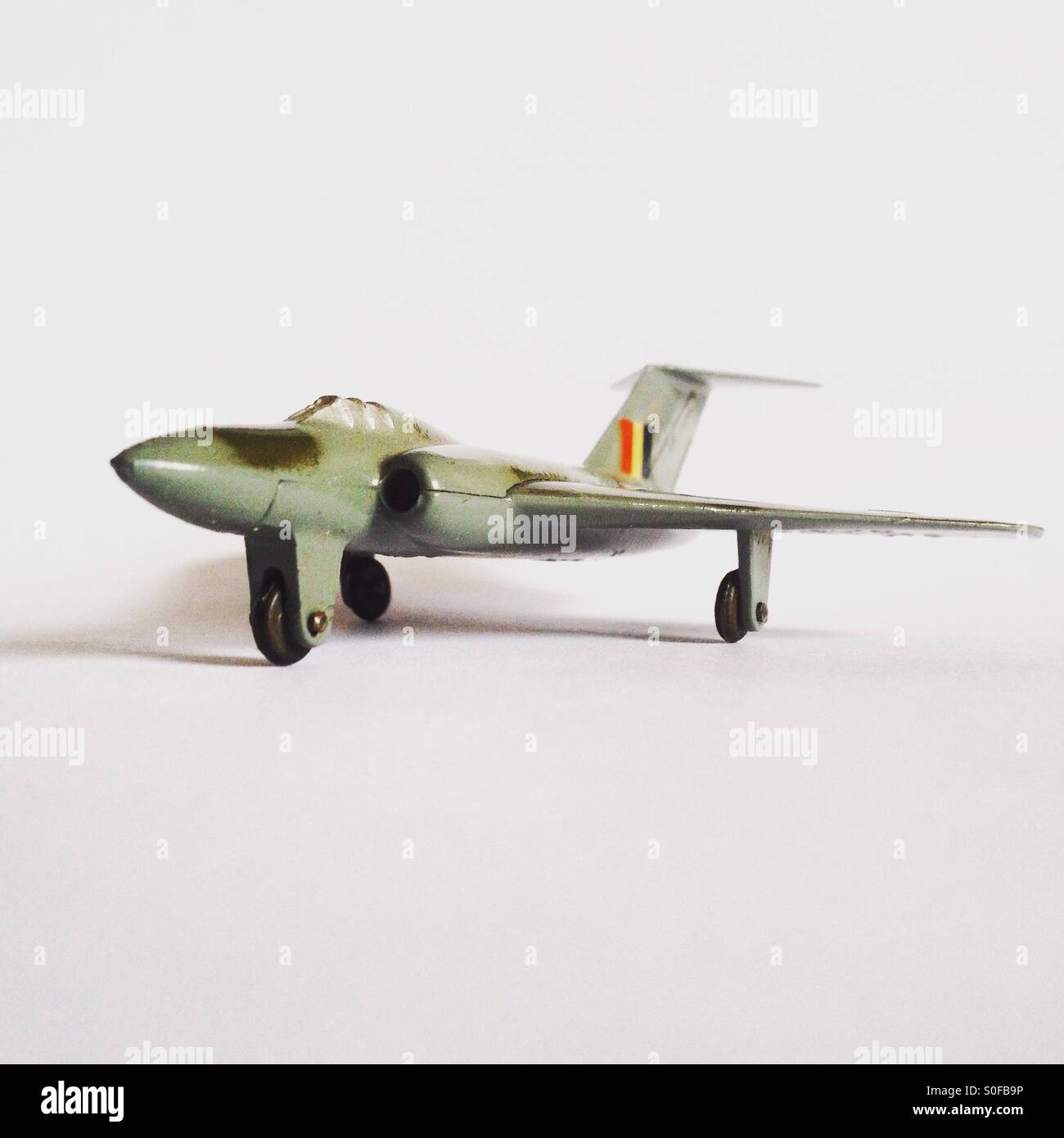 Gloster Javelin toy jet fighter realizzato da Dinky Toys Foto Stock