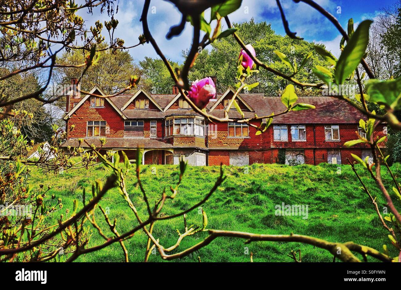 Undershaw House - Sir Arthur Conan Doyle in casa Hindhead Surrey in Inghilterra REGNO UNITO Foto Stock