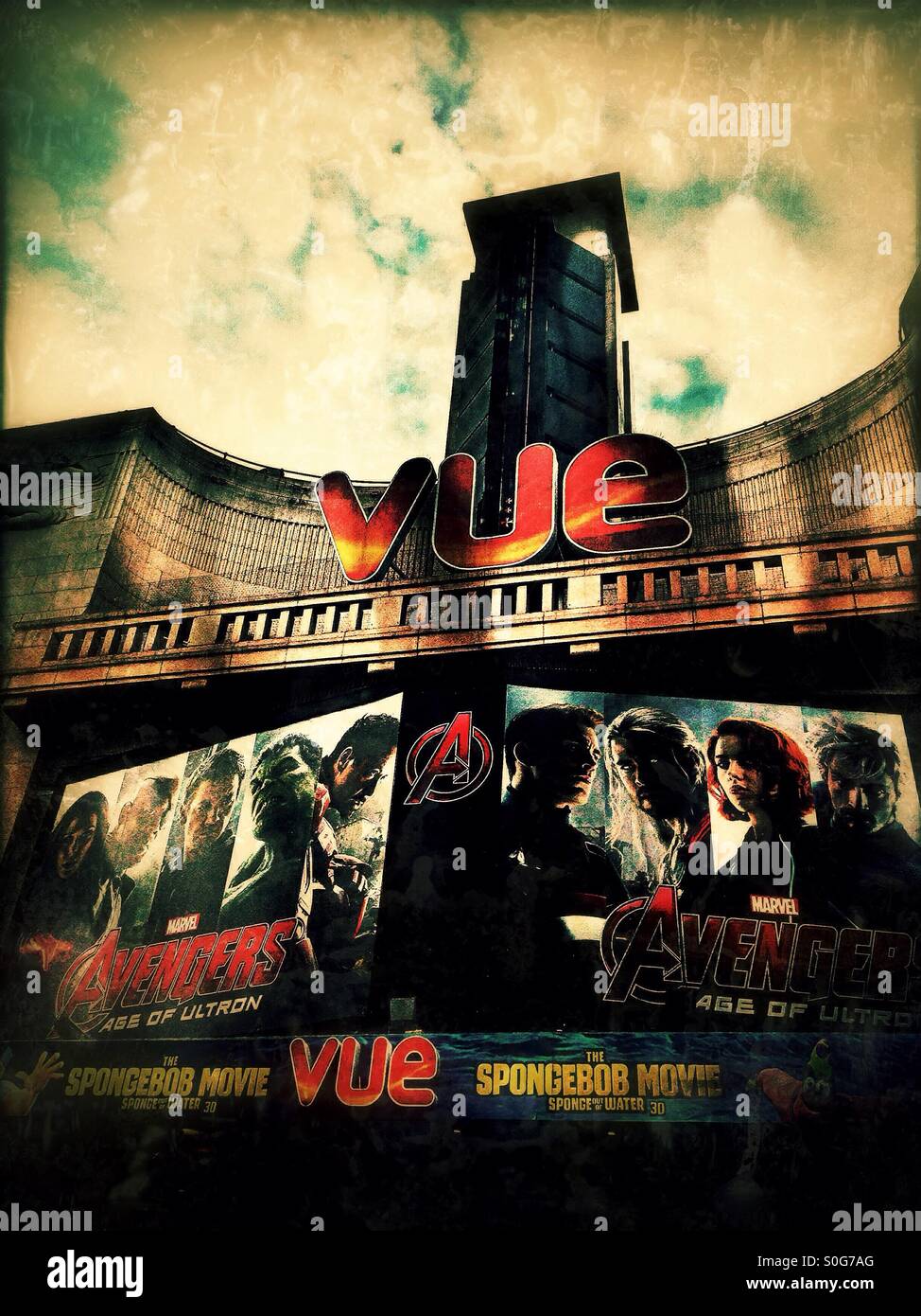 Vue Cinema, Leicester Square, West End, la City of Westminster, Londra, Inghilterra, Regno Unito, Europa Foto Stock