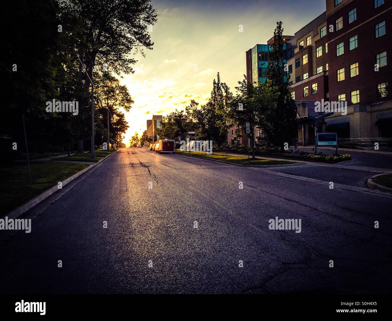 Prima luce - Immagine stock catturata con smartphone