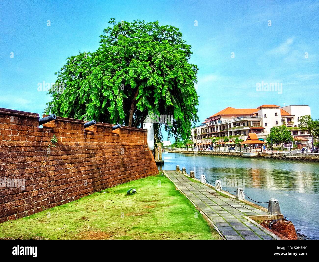 Preso in malacca malaysia Foto Stock