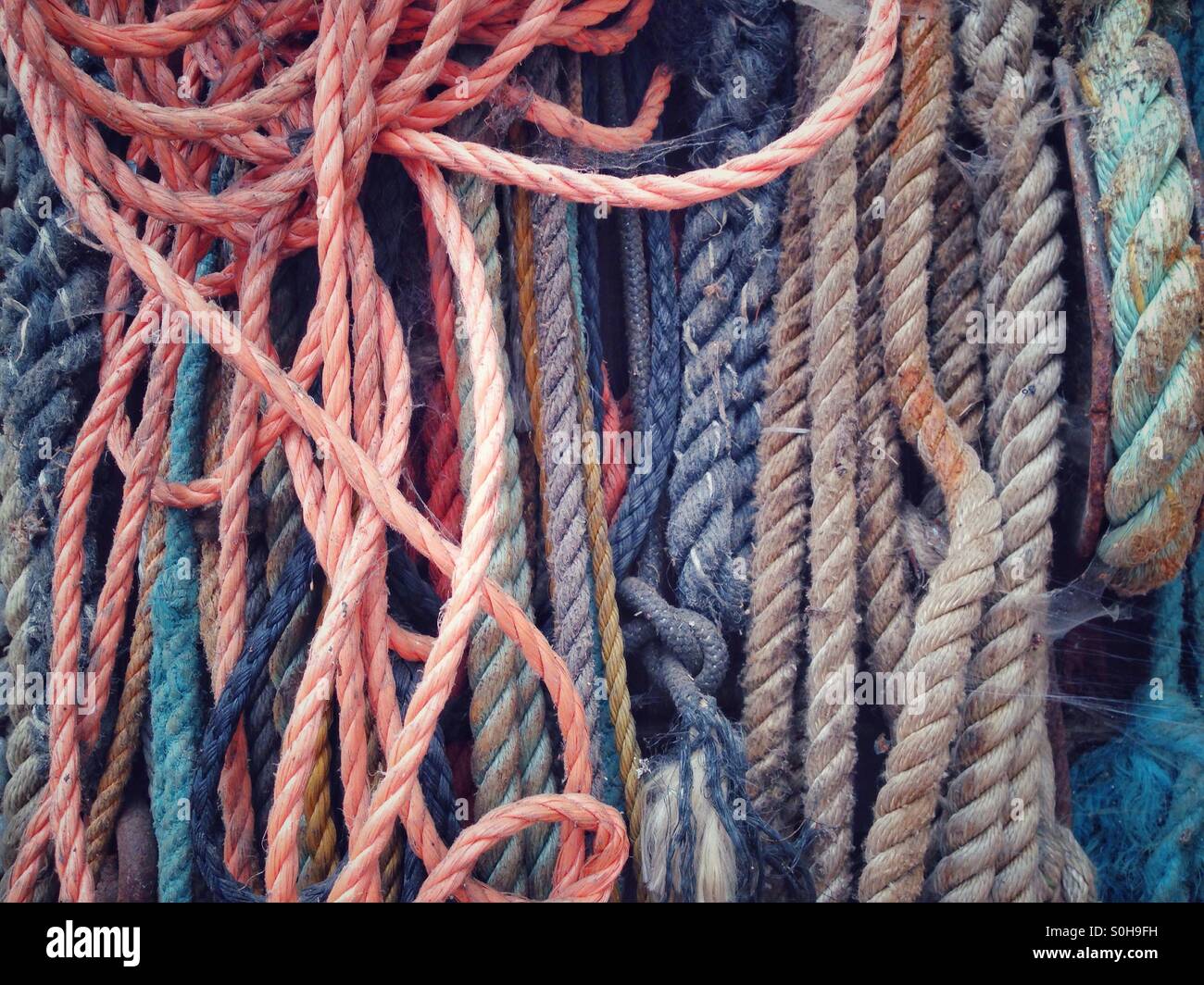 Corde - Immagine stock catturata con smartphone