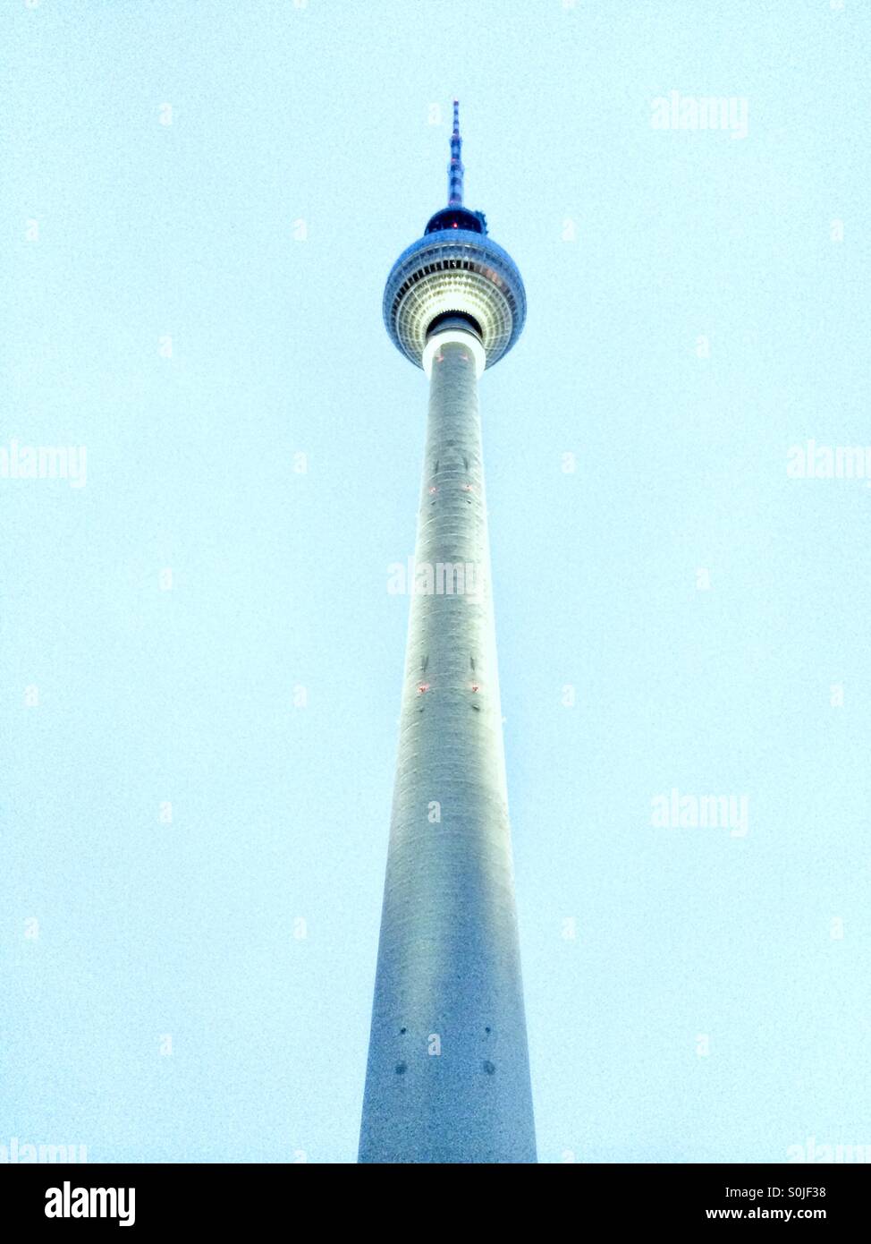 Fernsehturm Berlin Foto Stock