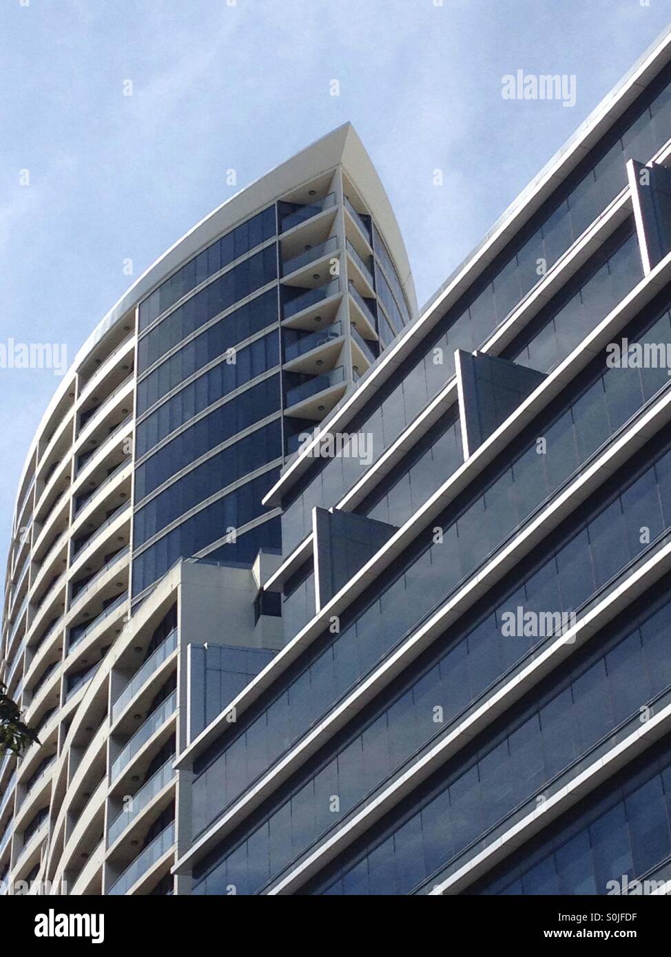 Edifici di arrivare al punto - Immagine stock catturata con smartphone