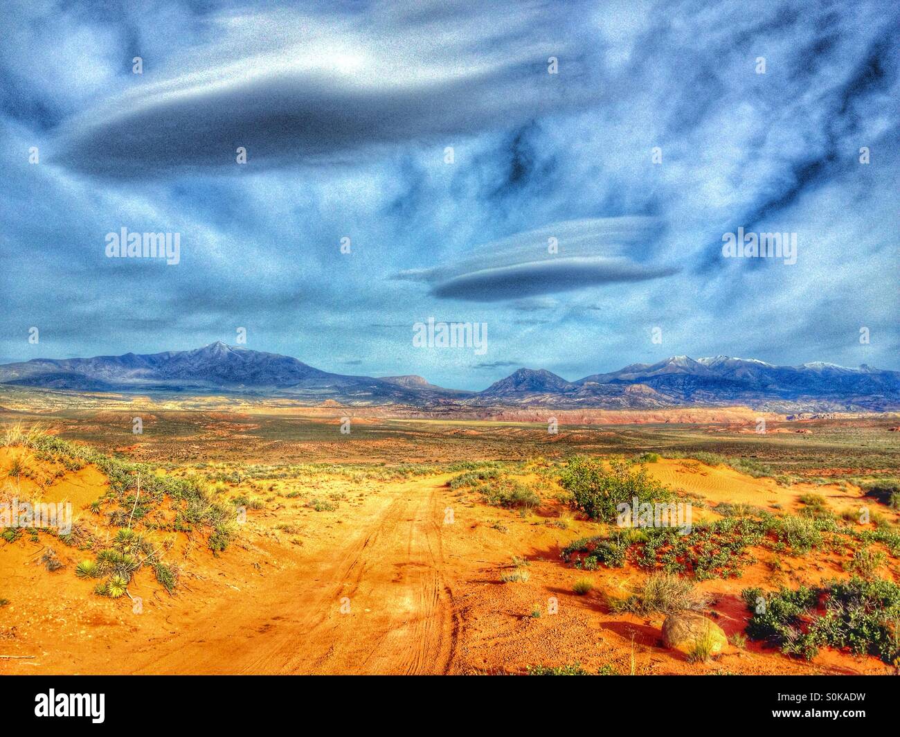 Deserto dello Utah Foto Stock