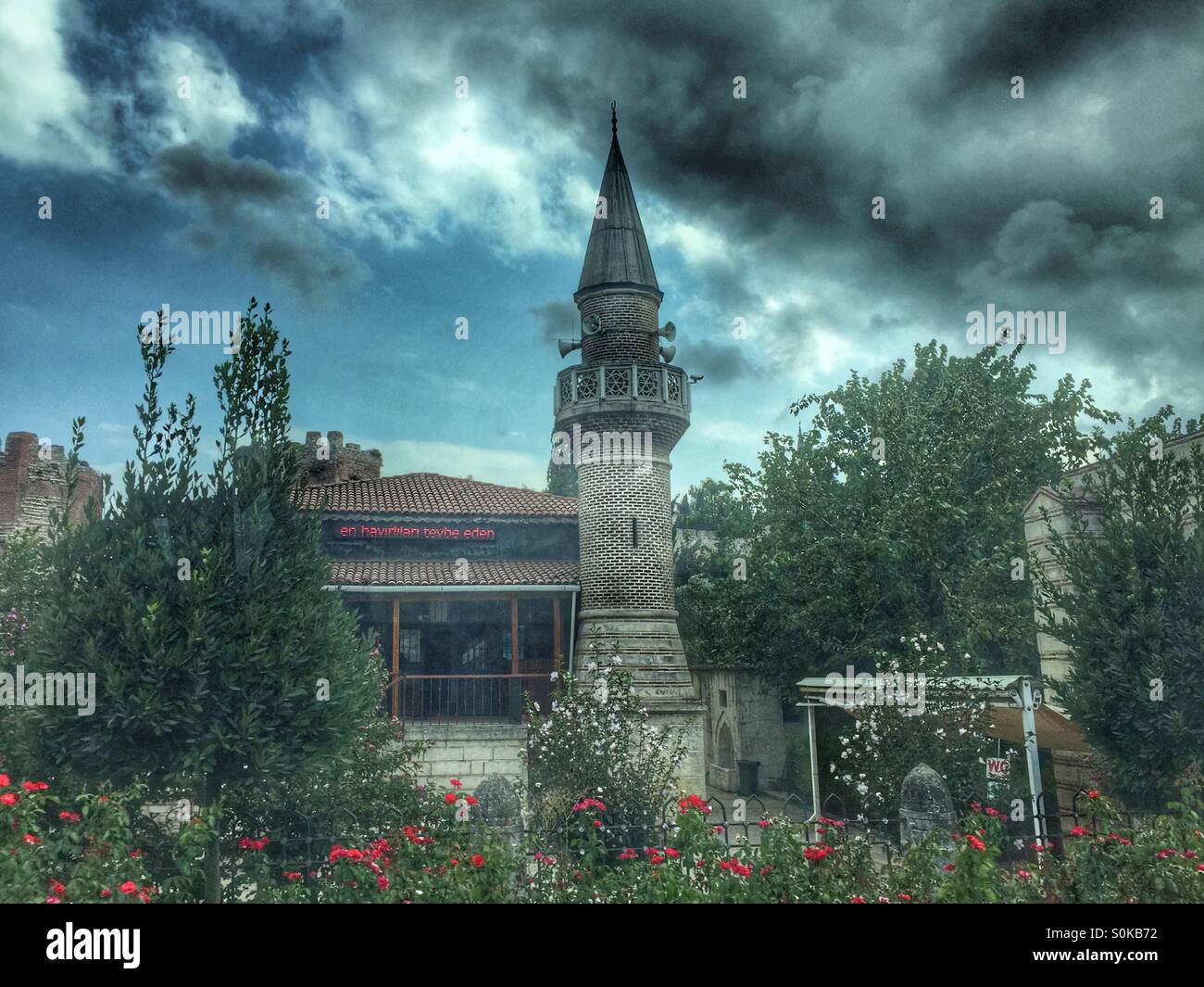 Vecchia moschea di Istanbul - Turchia - Immagine stock catturata con smartphone