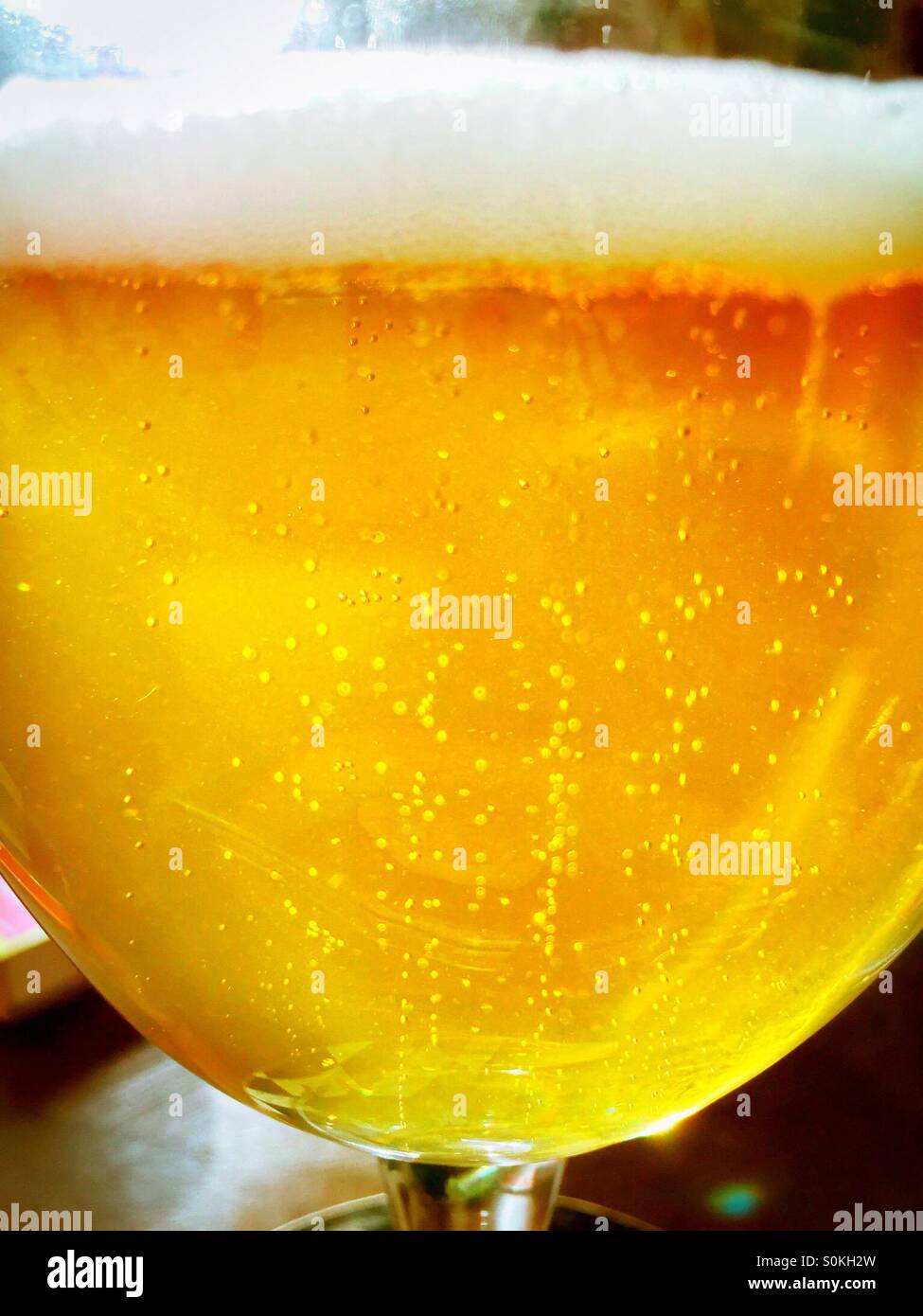 Birra belga Foto Stock