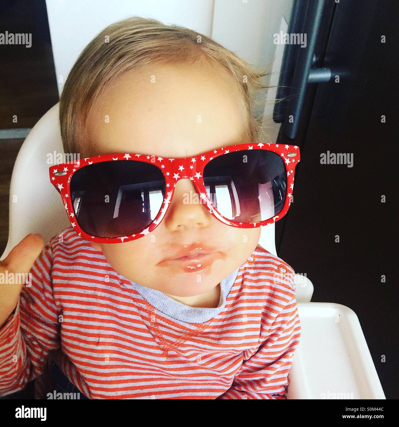 big red sunglasses