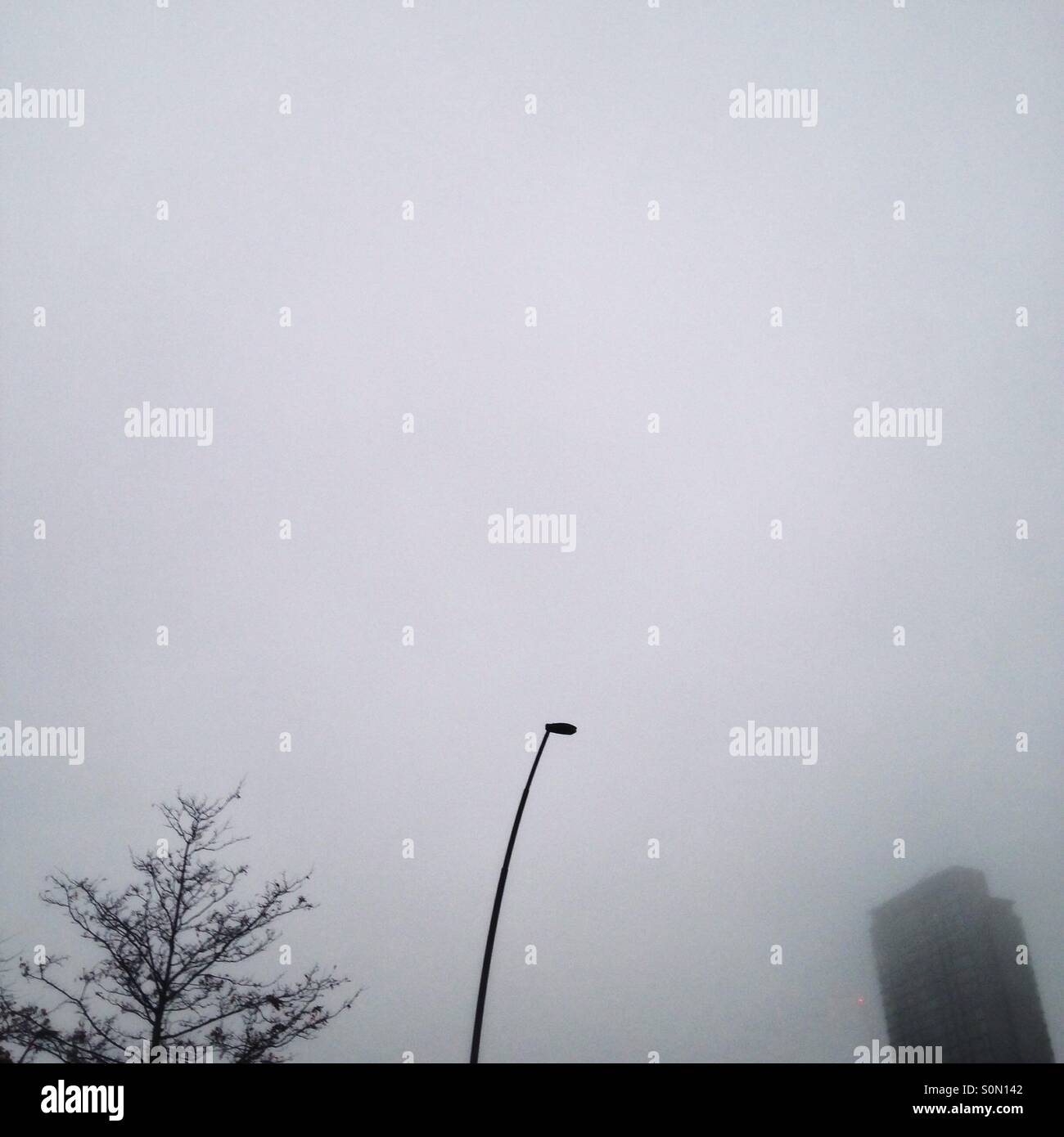 Nebbia interna - Immagine stock catturata con smartphone