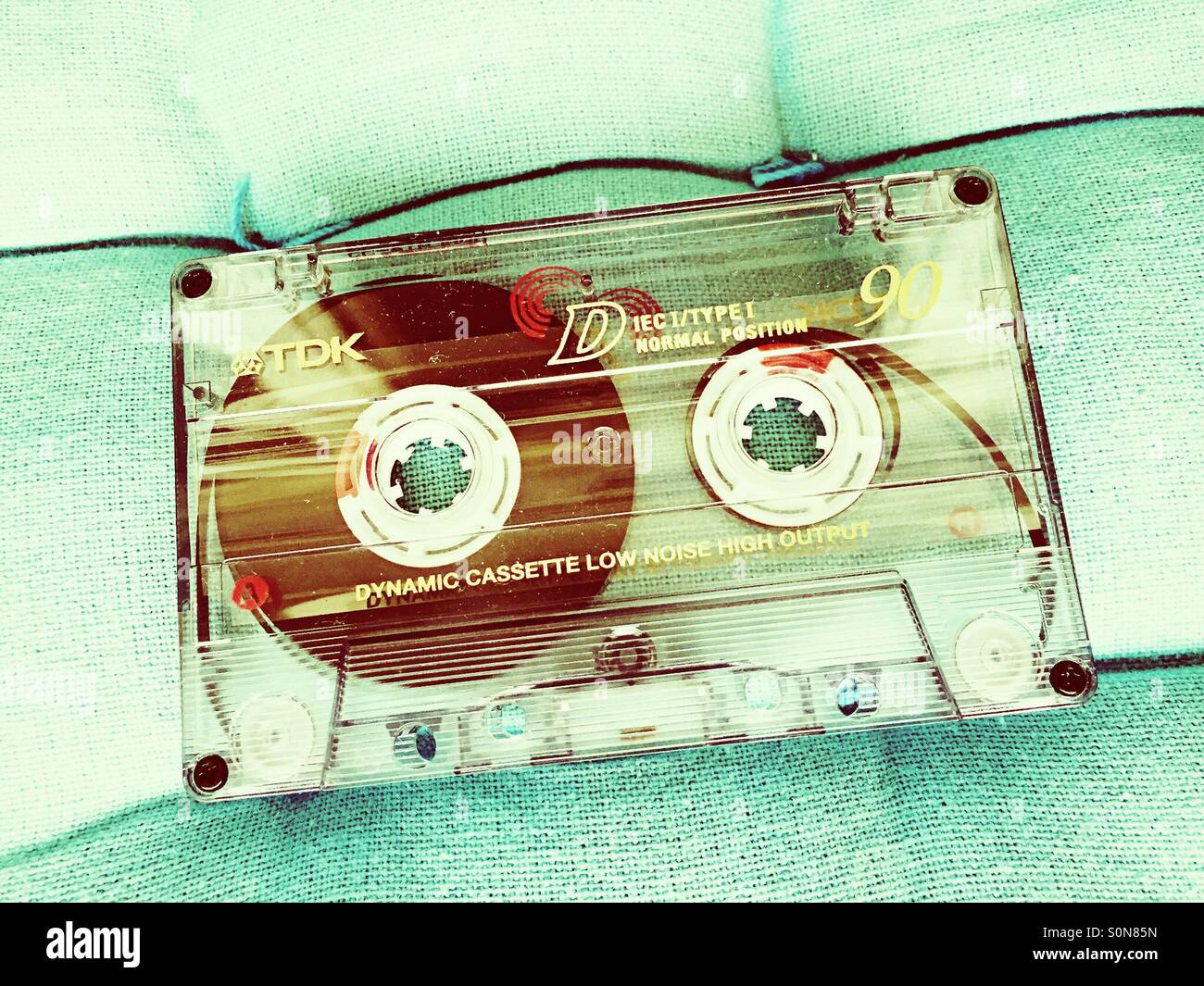 C Cassette - Immagine stock catturata con smartphone